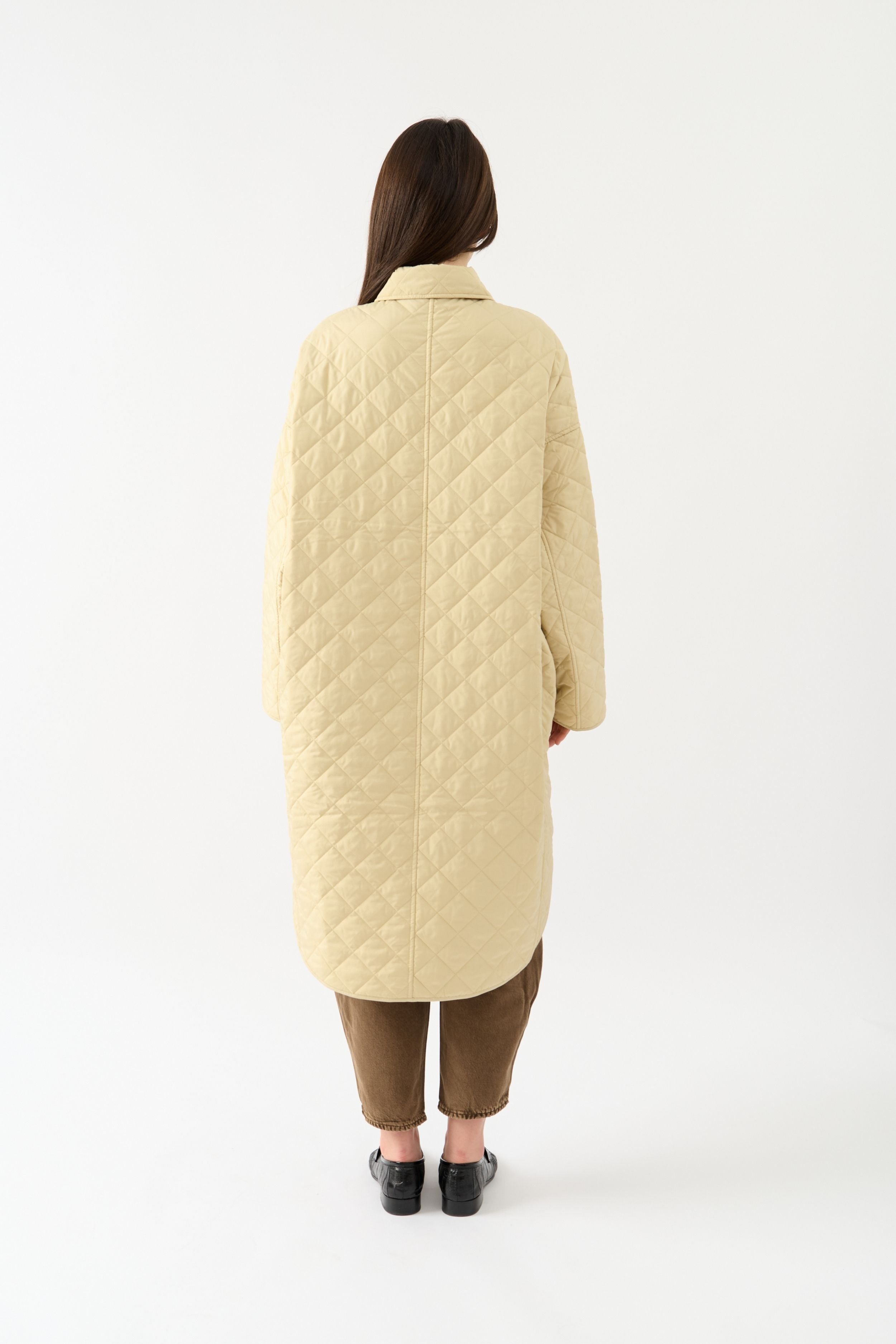 Toteme Quilted Cocoon Coat (XXS)