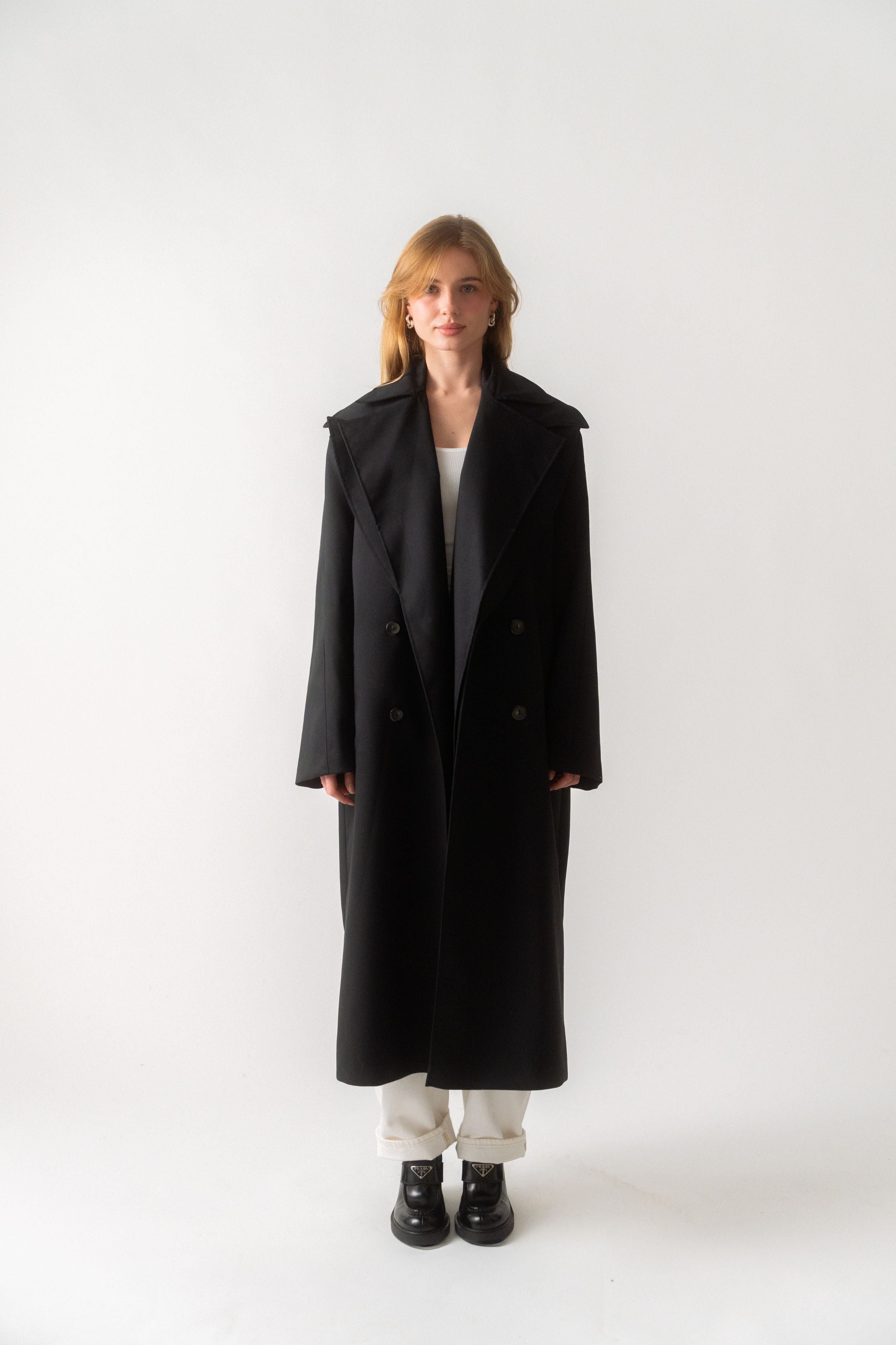 Róhe Wool Tailoring Scarf Coat (34 FR & 36 FR)