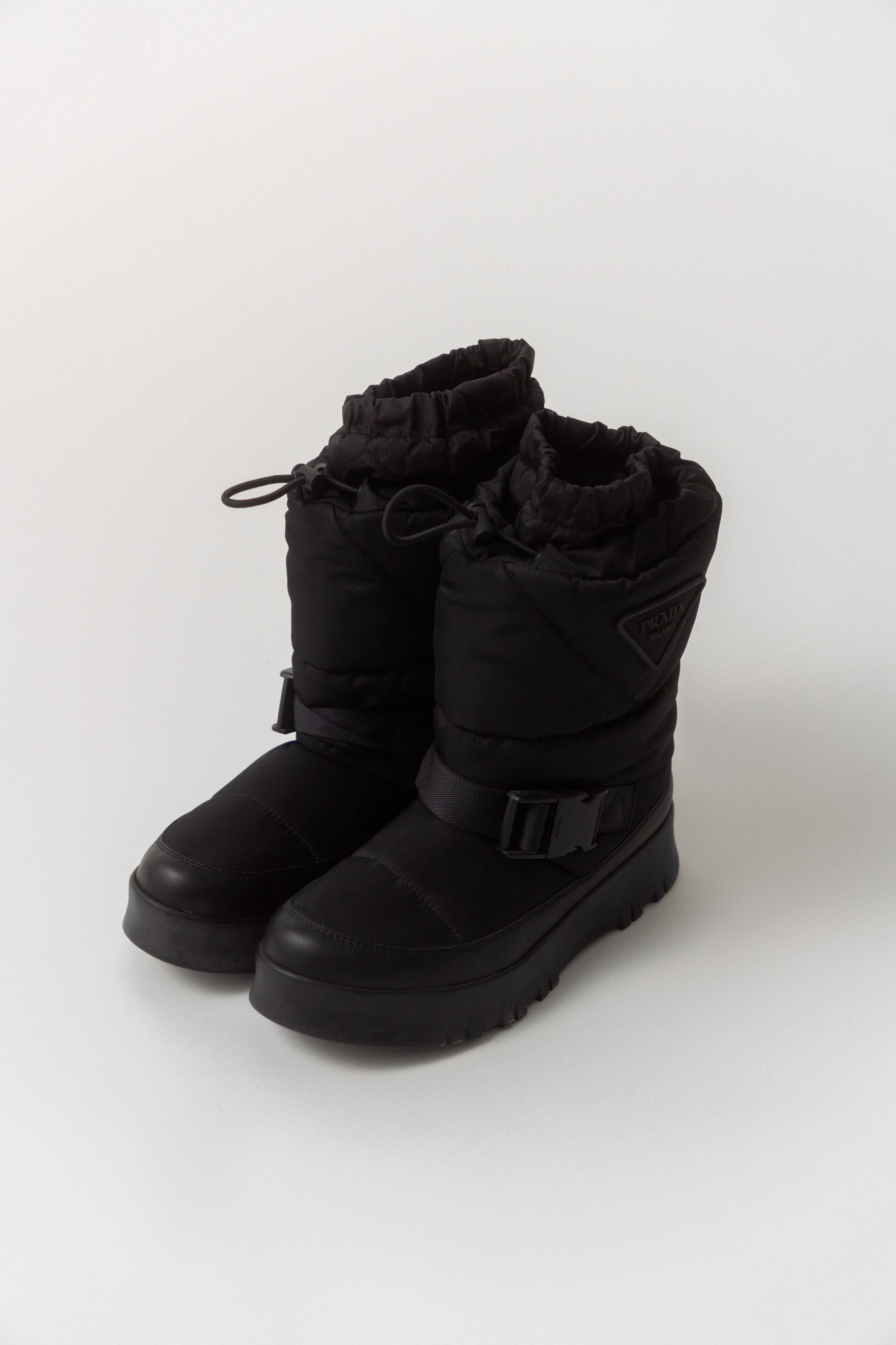 Prada Nylon Snow Boot (38 EU)