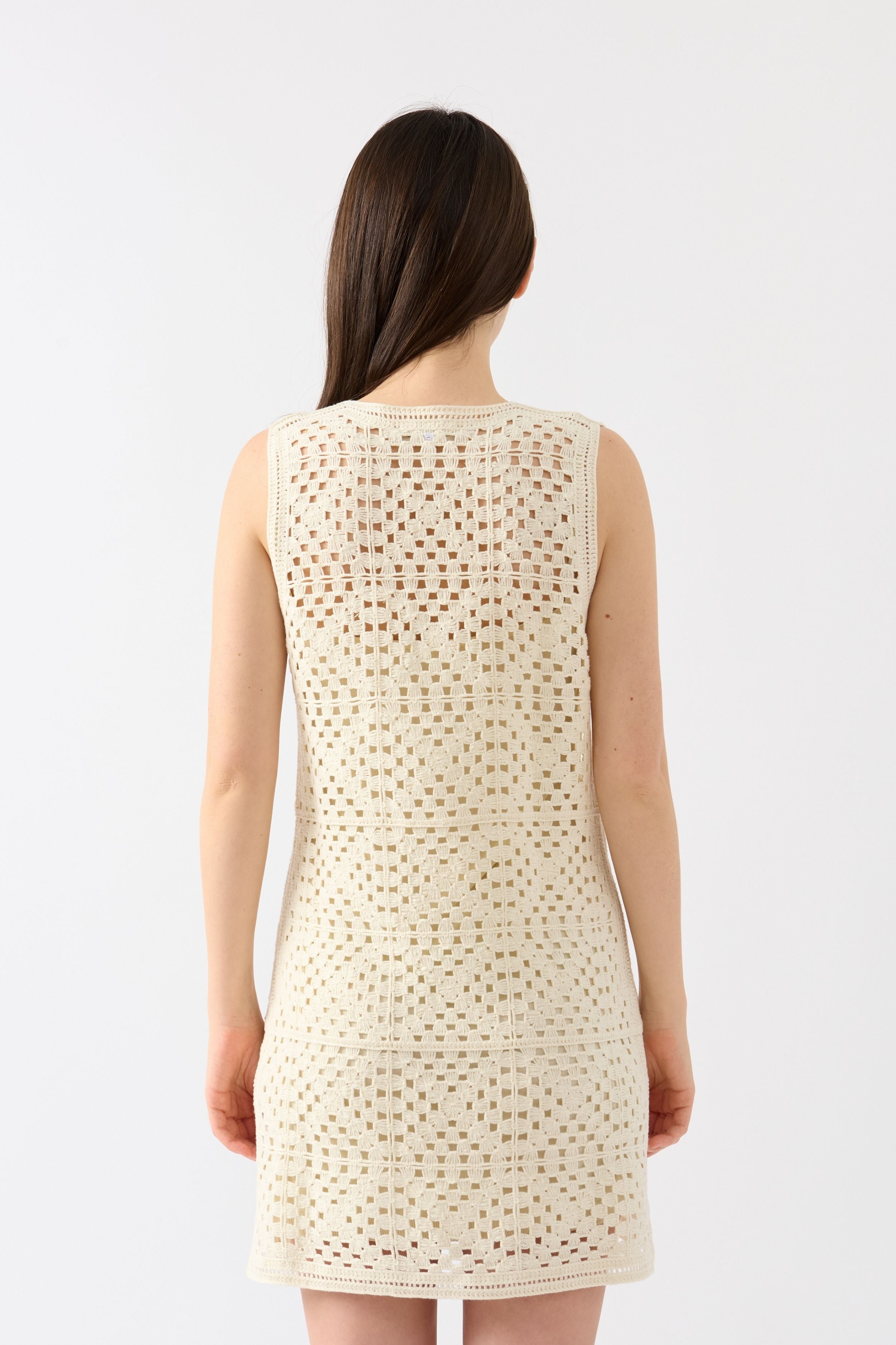 Frame Crochet Tassel Popover Dress (XS, Small & Medium)