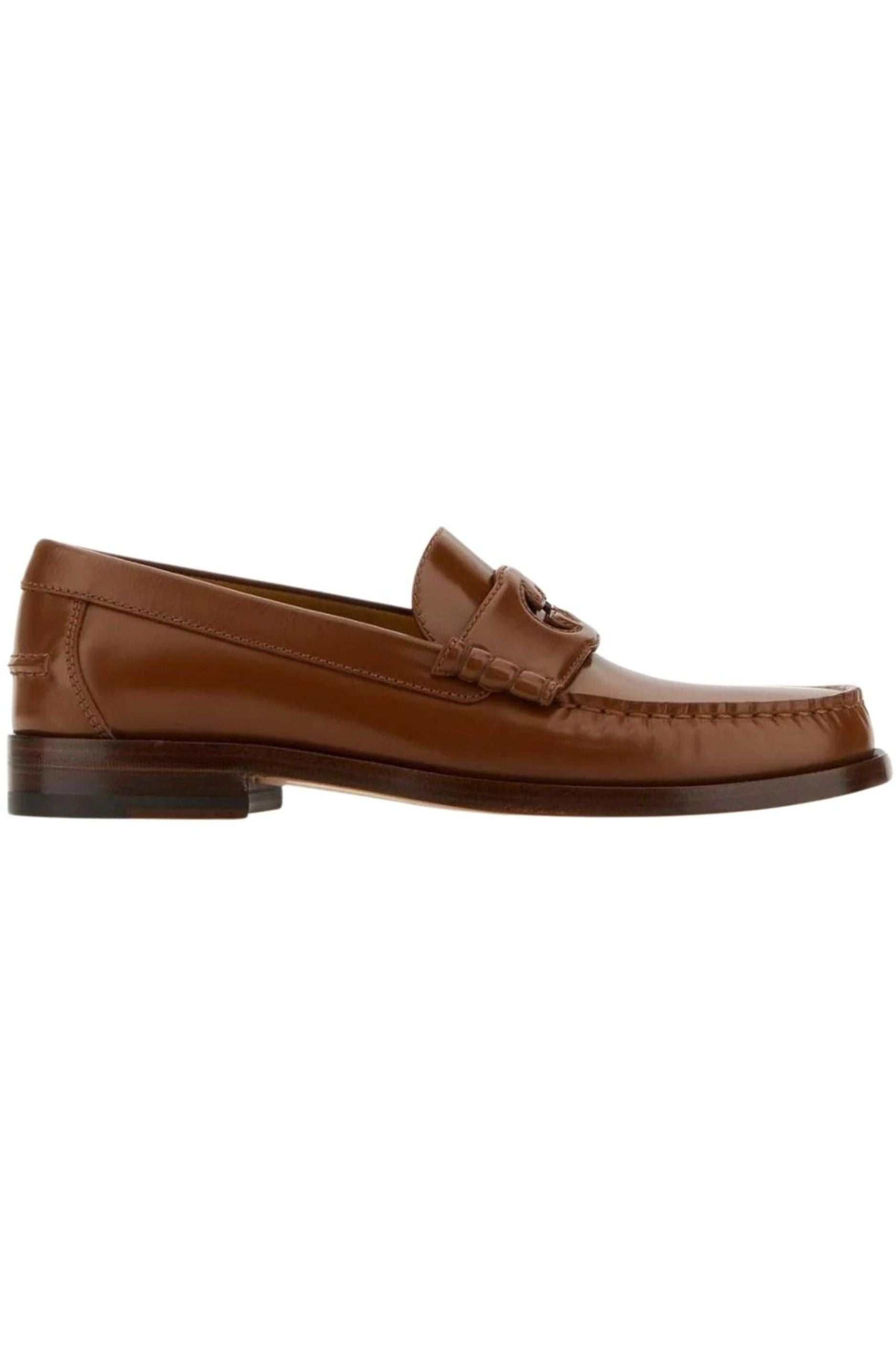 Gucci Cut-Out GG Detail Loafers (40 EU)