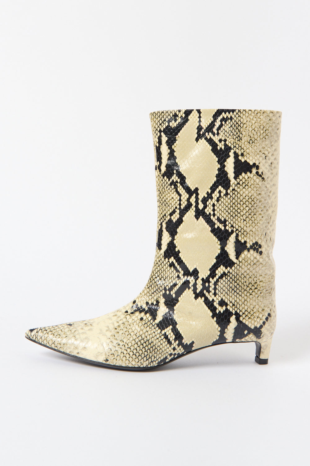 Jil Sander Snake-Effect Leather Boots (36 EU, 37 EU & 38 EU)