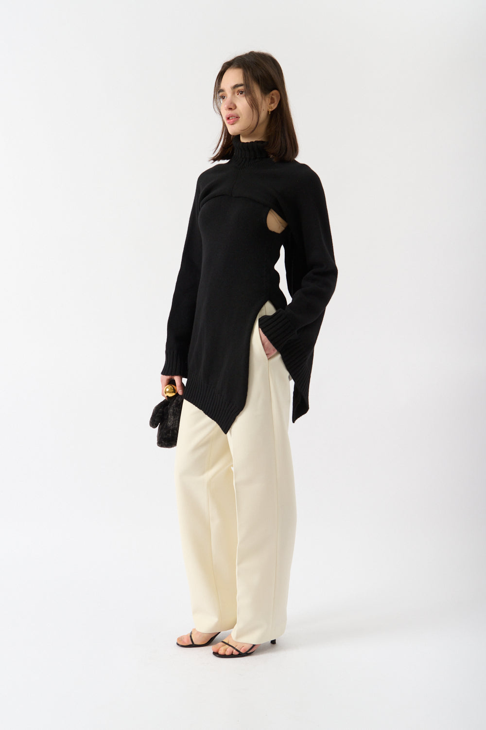 Jil Sander Detachable Cape Sweater (36 FR & 38 FR)