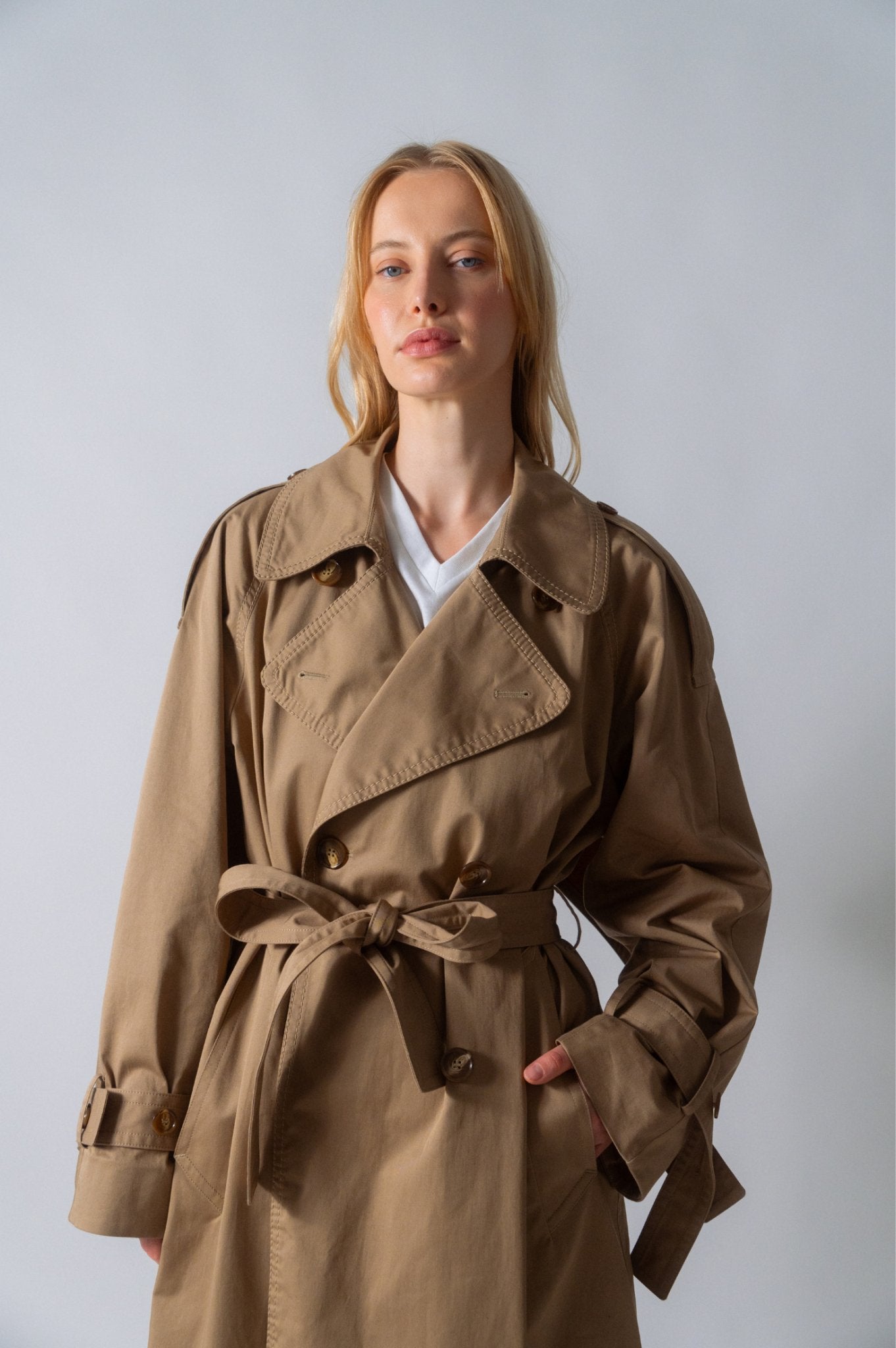 Bessette - Acne Studios Odande Twill Trench Coat (40 FR)