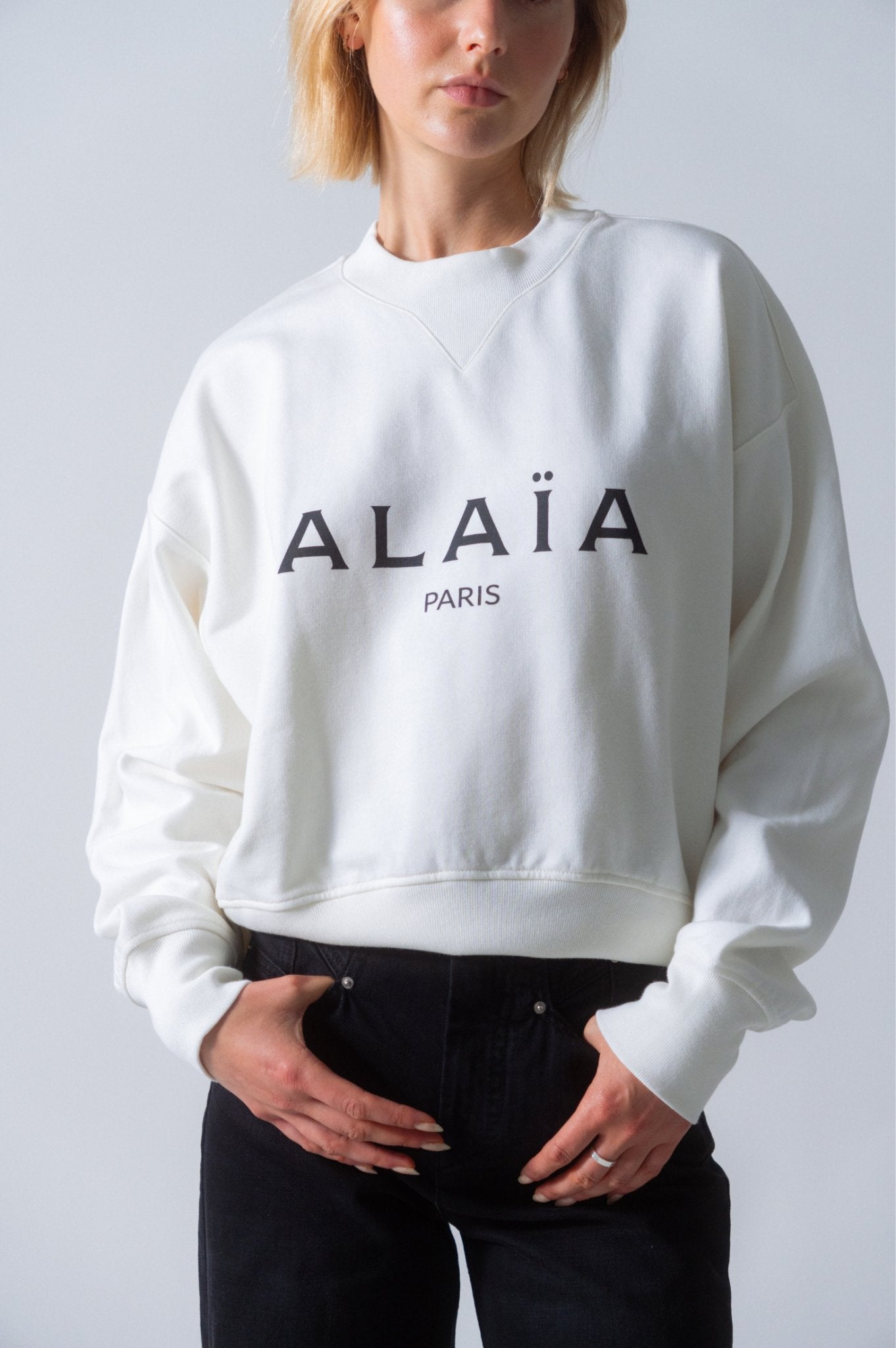 Womens boxy sweatshirt hotsell