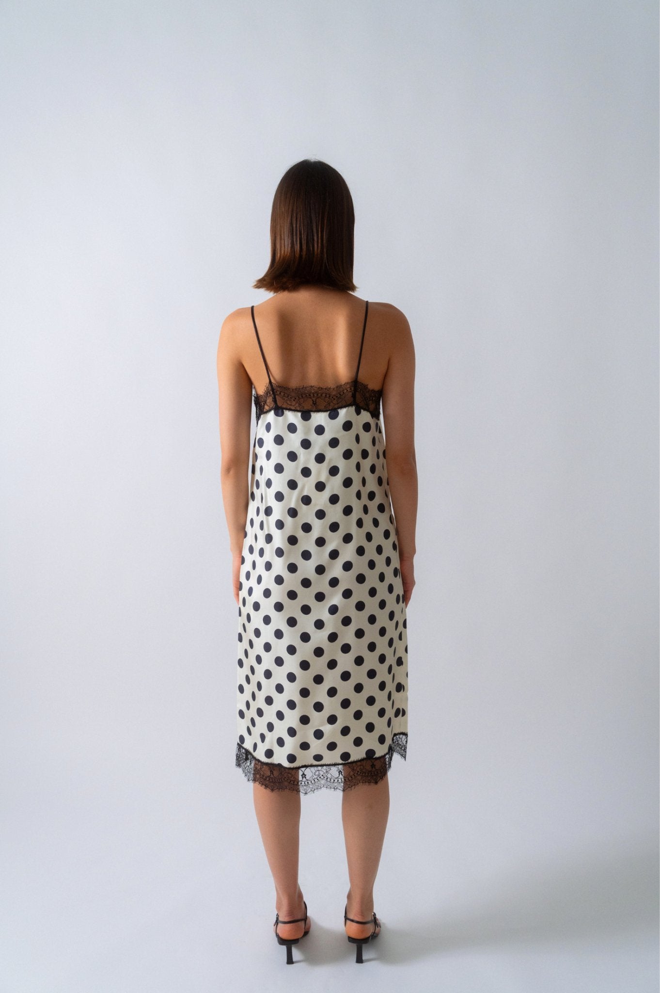 Bessette - AMI Paris Polka - Dot Slip Dress (36 FR)