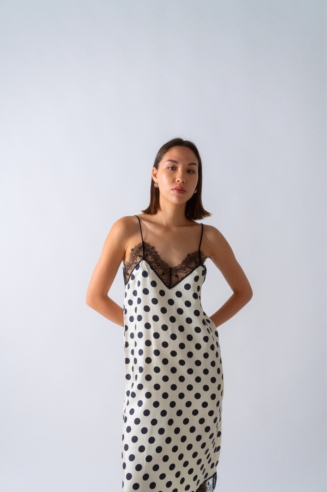 Bessette - AMI Paris Polka - Dot Slip Dress (36 FR)