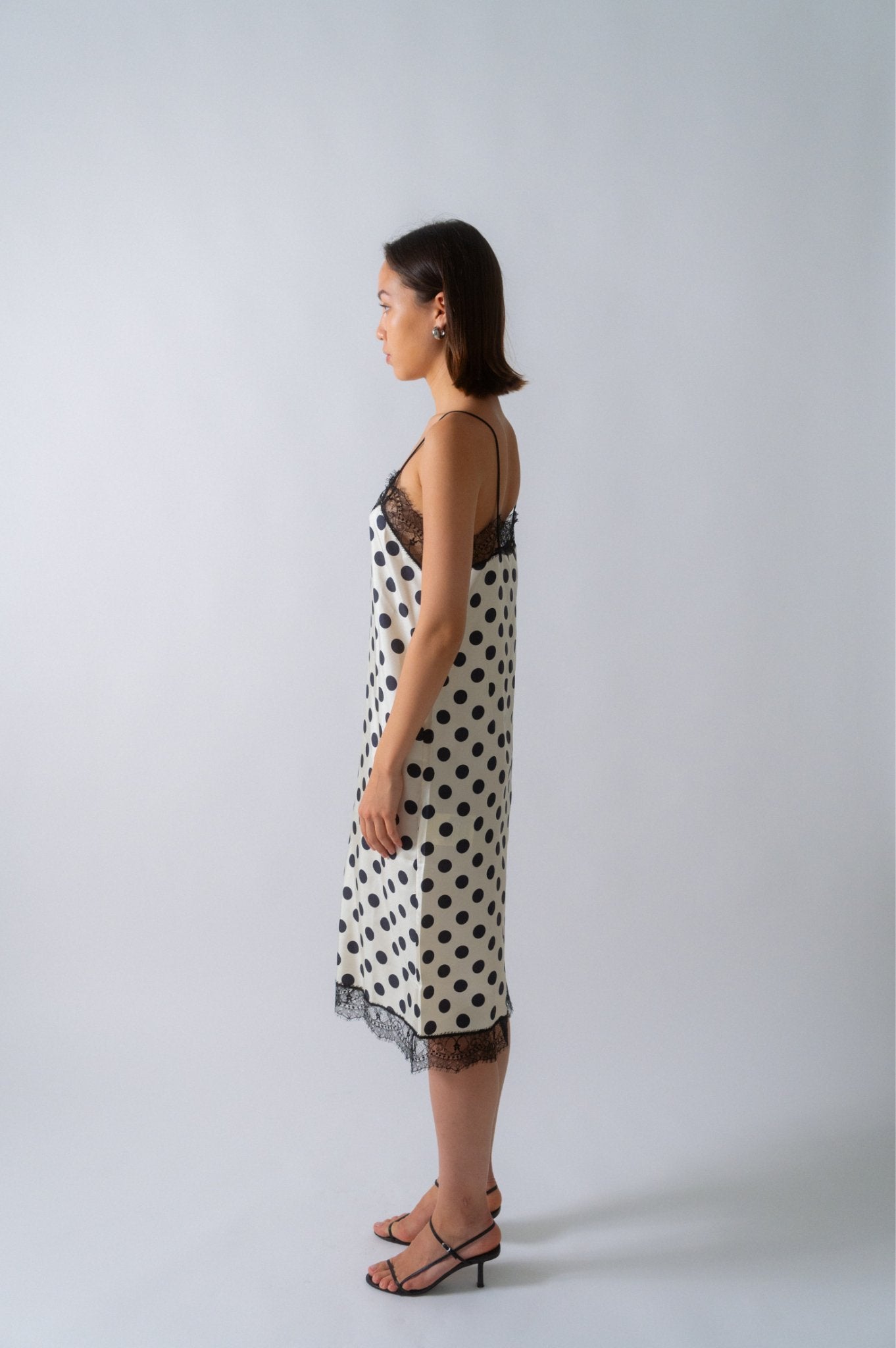 Bessette - AMI Paris Polka - Dot Slip Dress (36 FR)