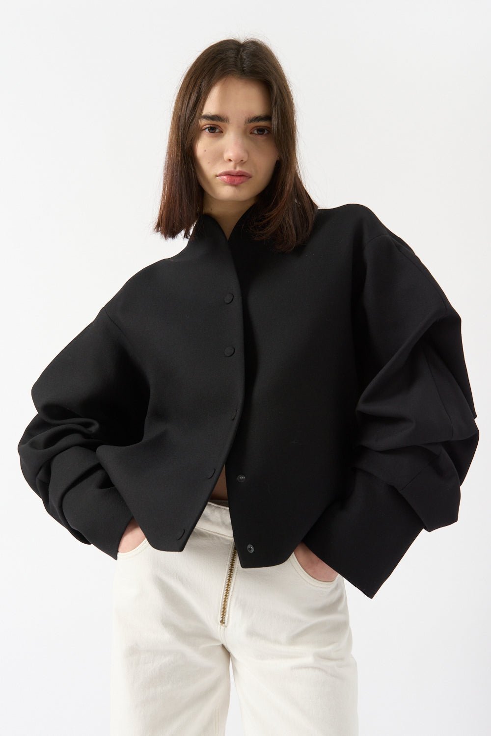 Bite Studios - Bite Studios Crinkled Sleeve Jacket (6 UK, 8 UK, 10 UK)