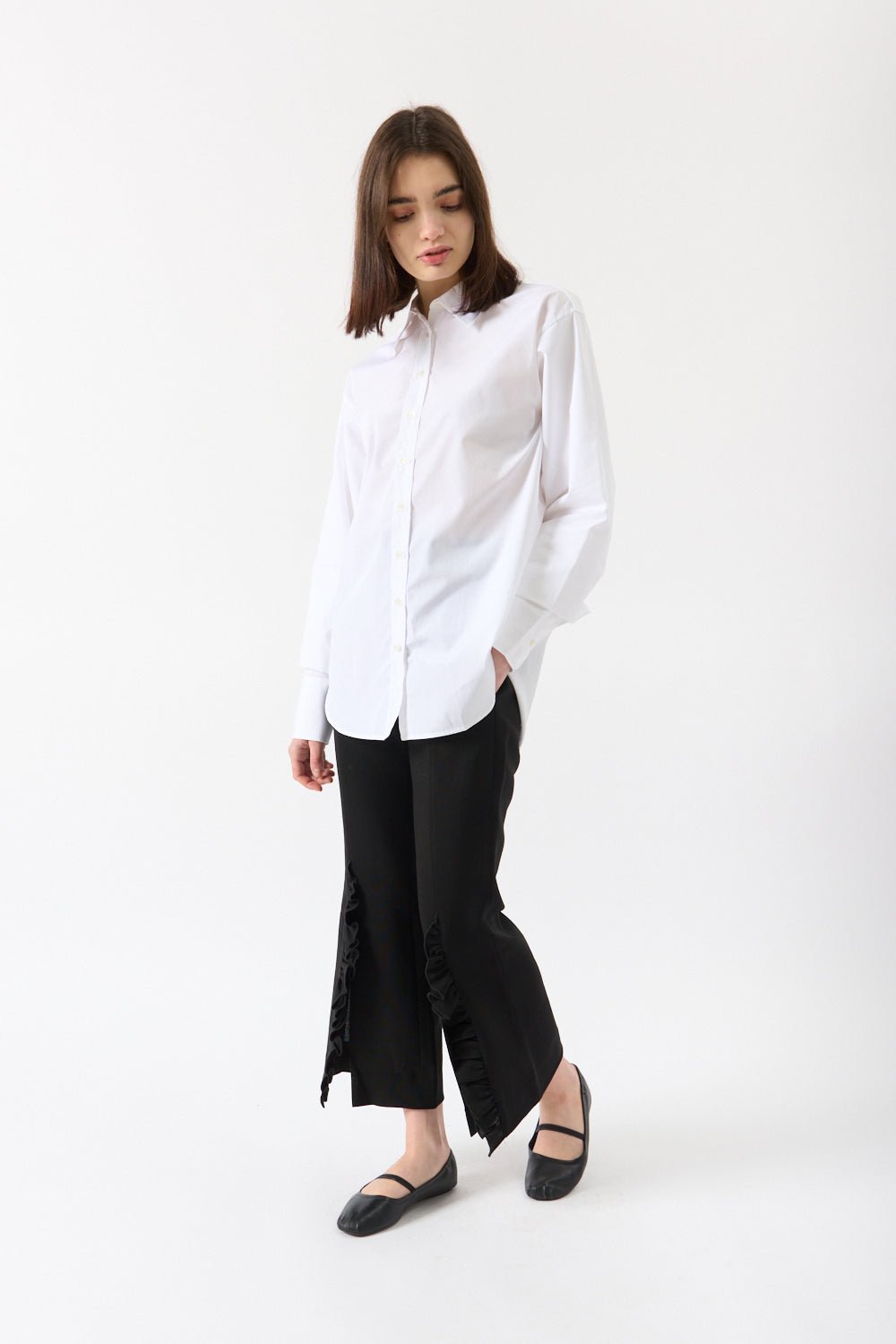 Bite Studios - Bite Studios Crinkled White Shirt (6 UK & 8 UK)