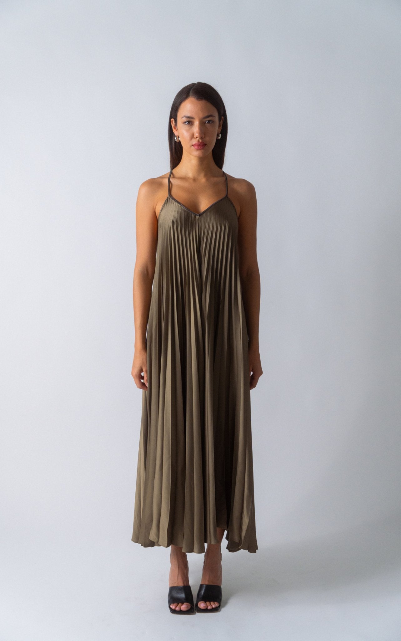 Bessette - Brunello Cucinelli Monili - Strap V - Neck Maxi Dress (Small)