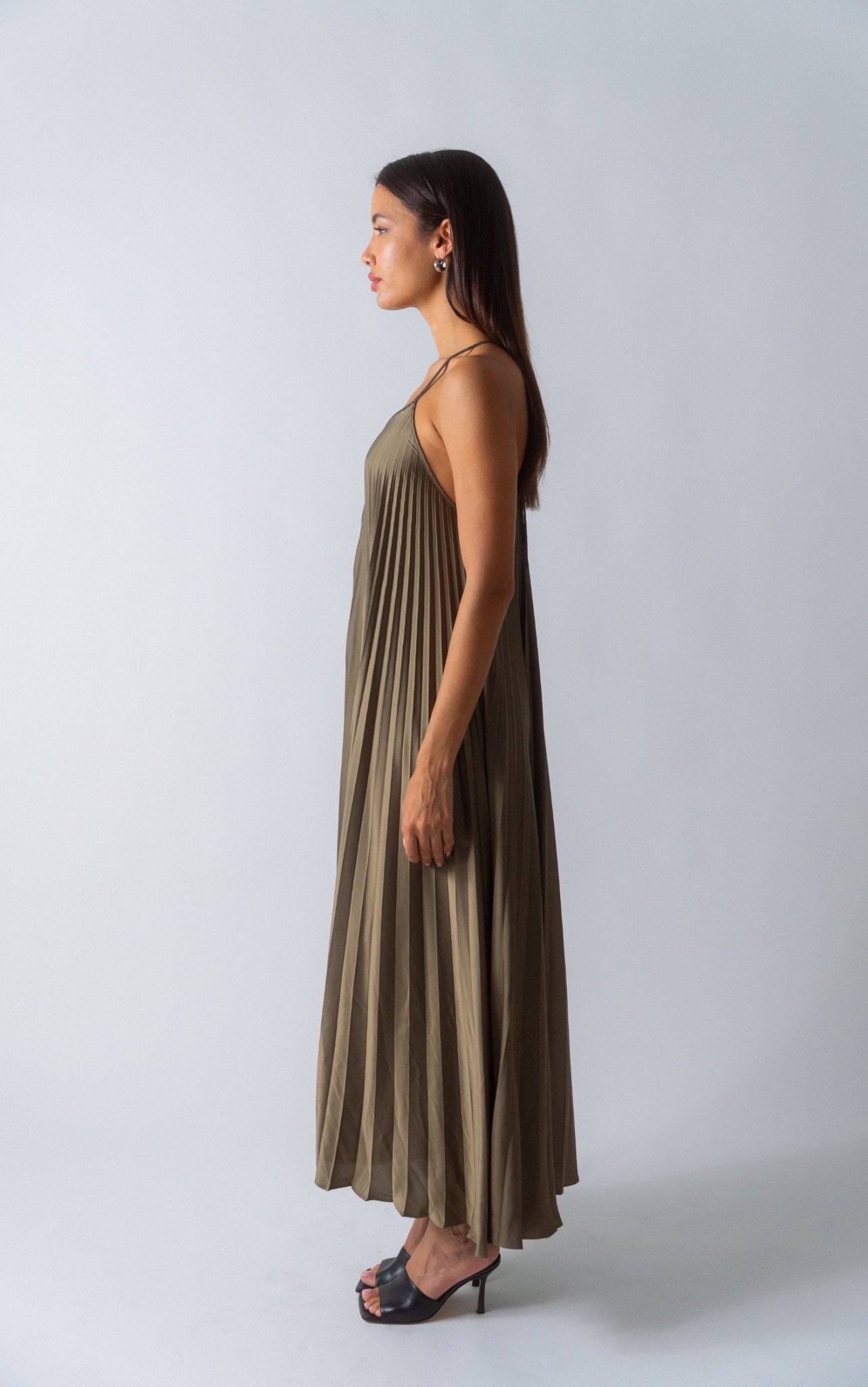 Bessette - Brunello Cucinelli Monili - Strap V - Neck Maxi Dress (Small)