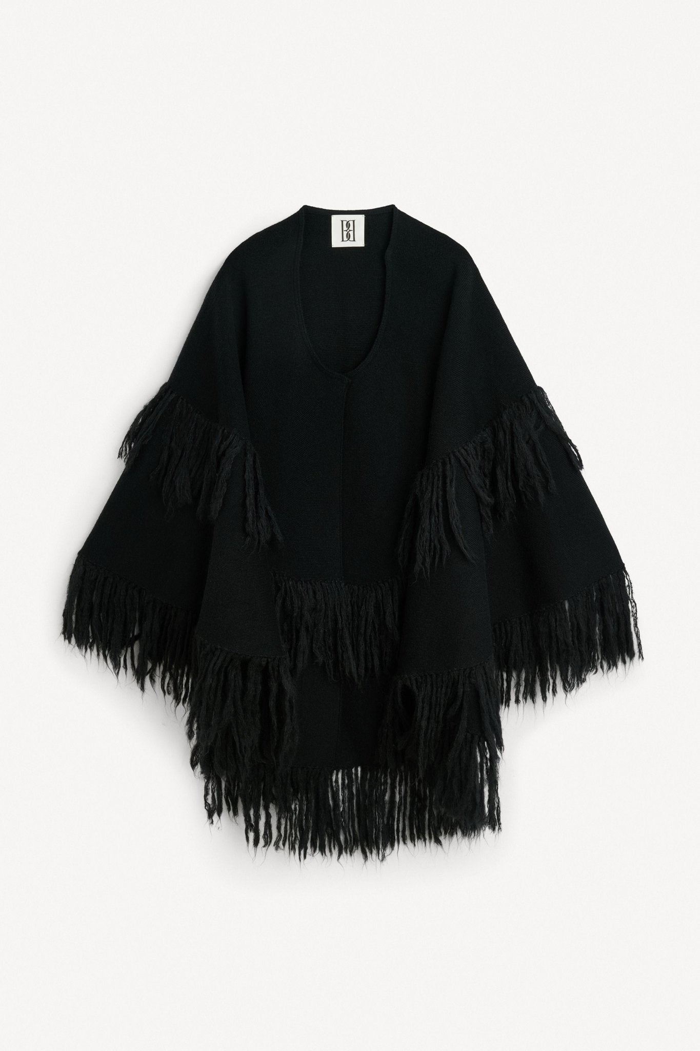 By Malene Birger - By Malene Birger Dixi Wool Poncho in Black