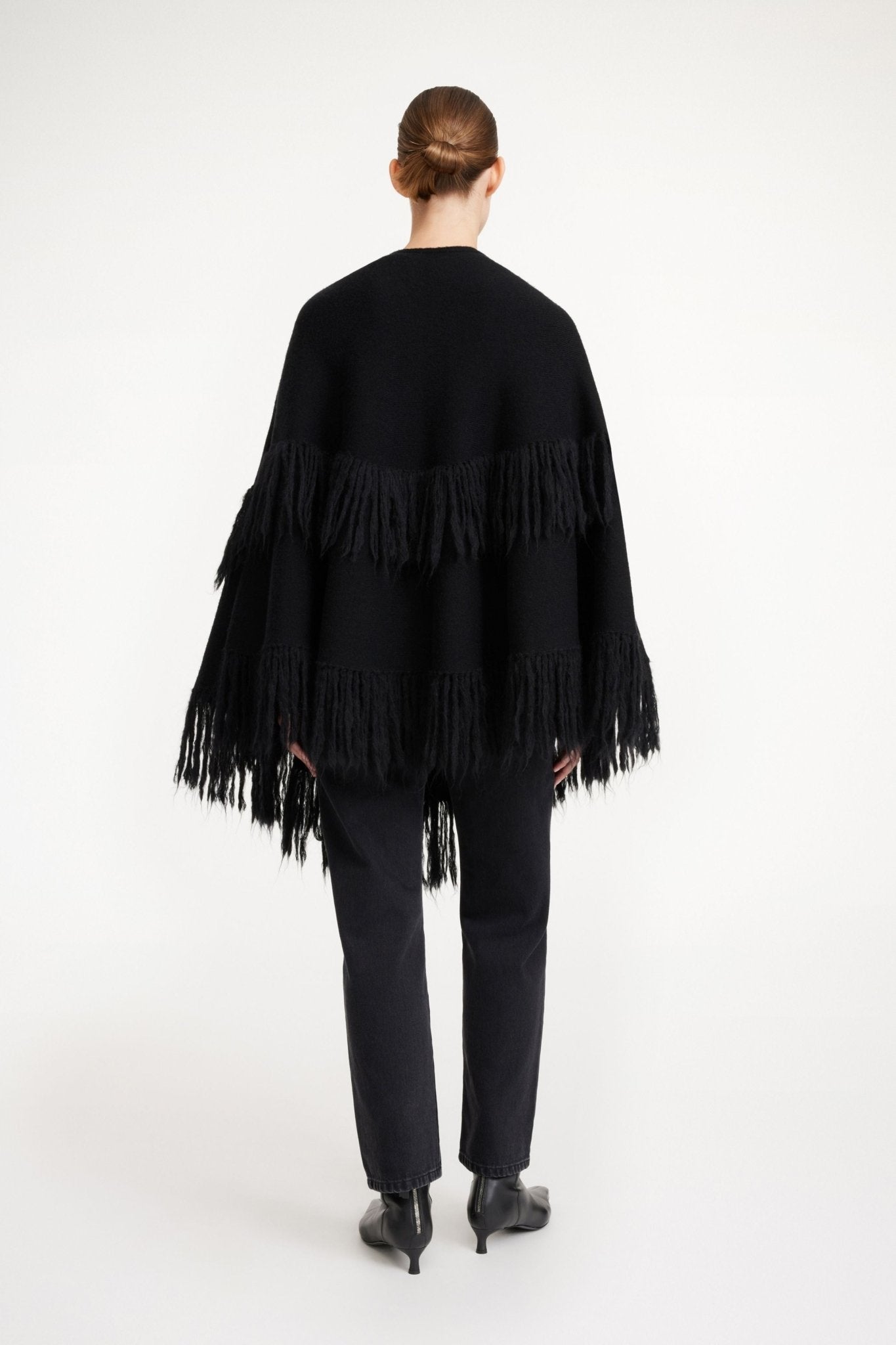 By Malene Birger - By Malene Birger Dixi Wool Poncho in Black