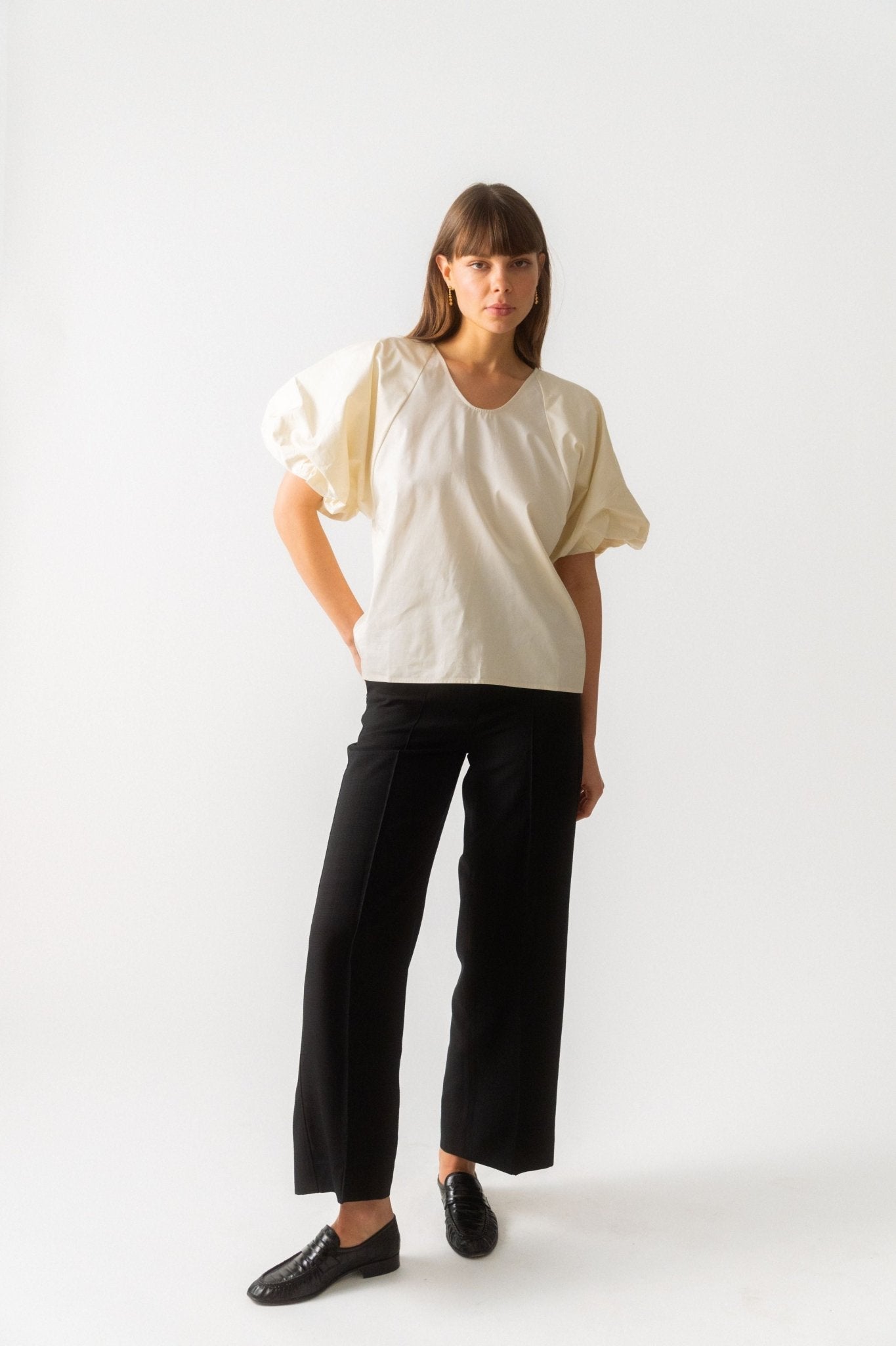 Bessette - By Malene Birger Piamonte Cotton - Poplin Top (34 DK, 38 DK & 42 DK)