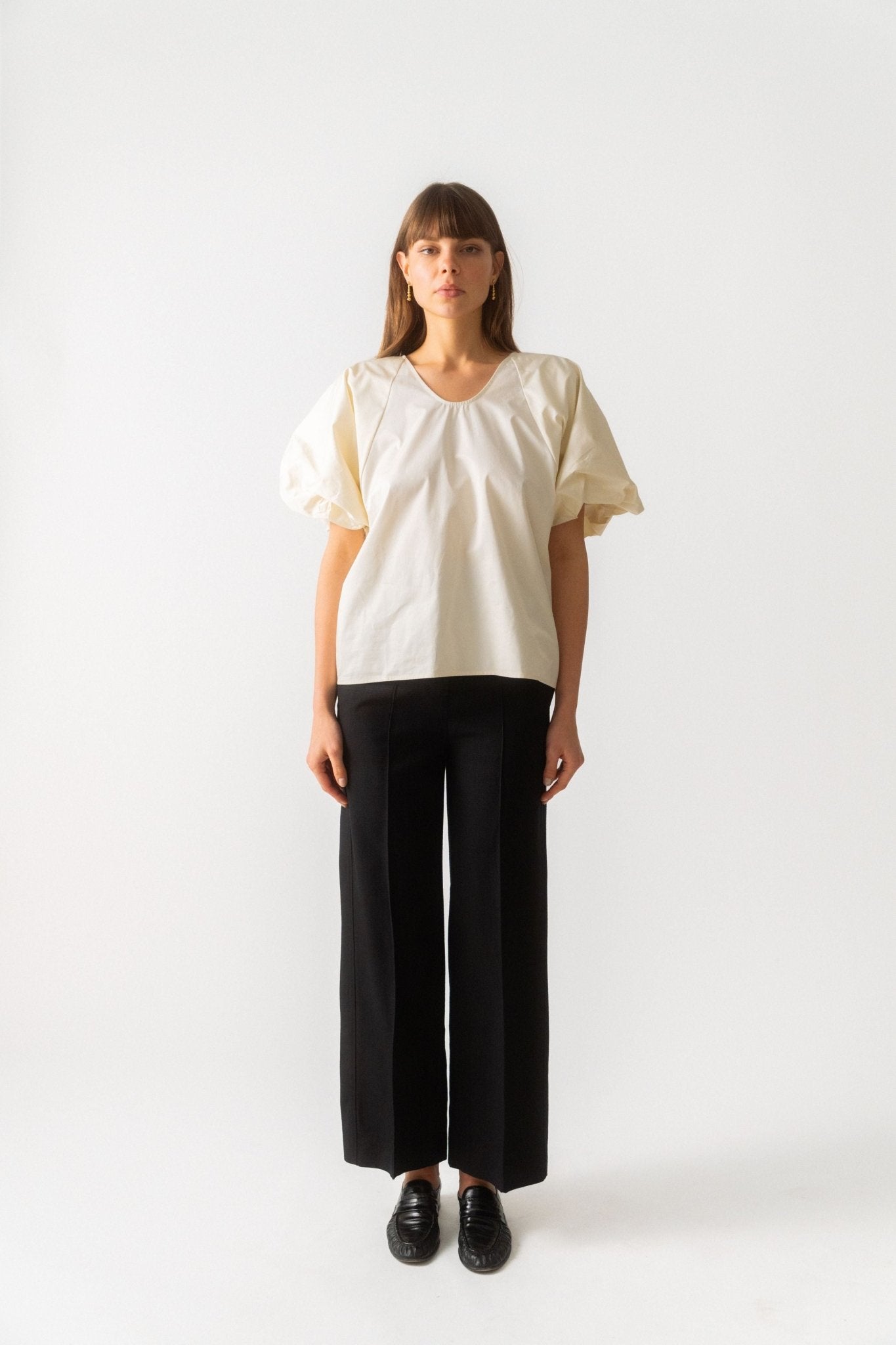 Bessette - By Malene Birger Piamonte Cotton - Poplin Top (34 DK, 38 DK & 42 DK)