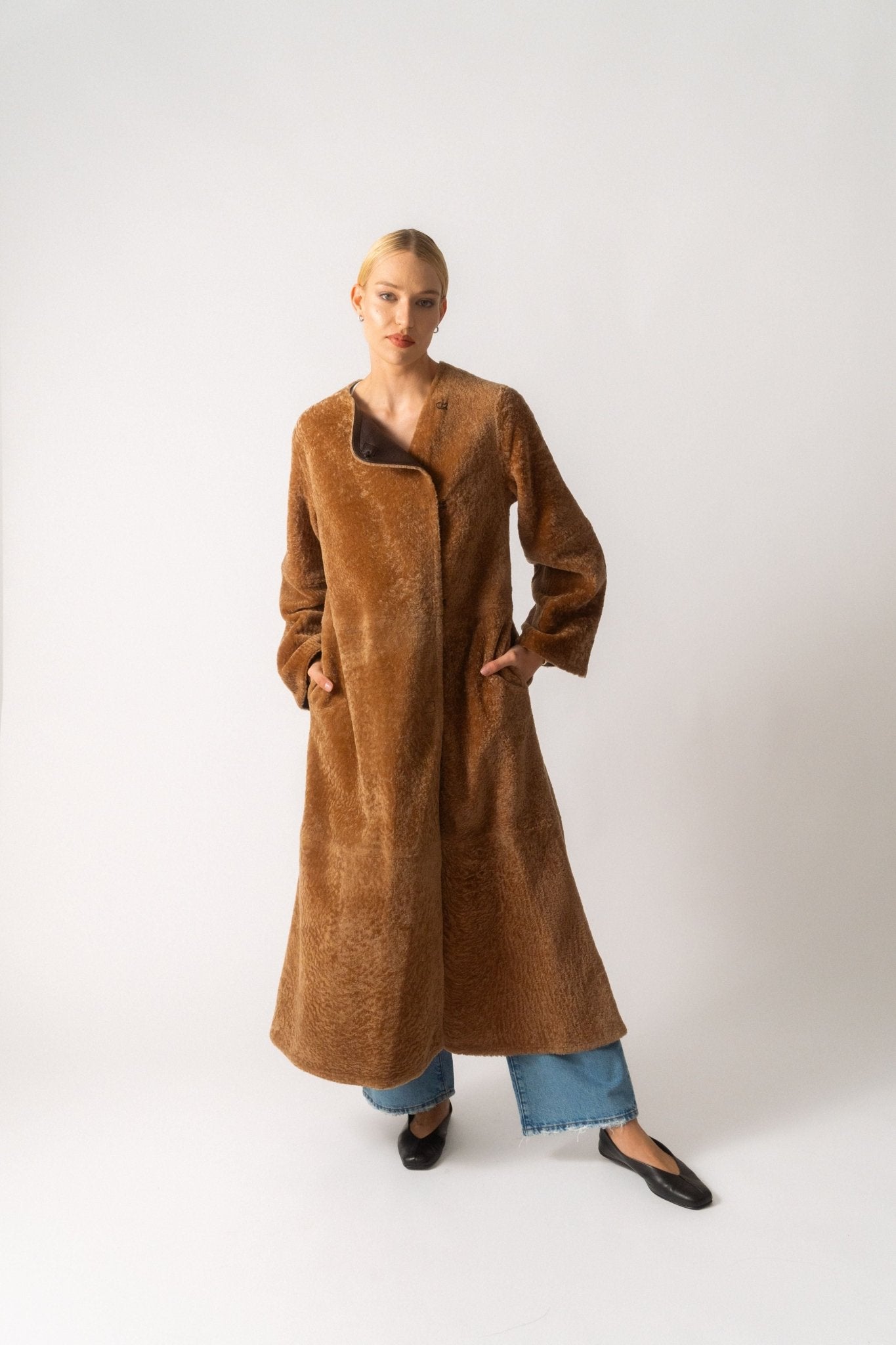 Bessette - By Malene Birger Sandras Shearling Reversible Coat (32 DK, 36 DK & 38 DK)