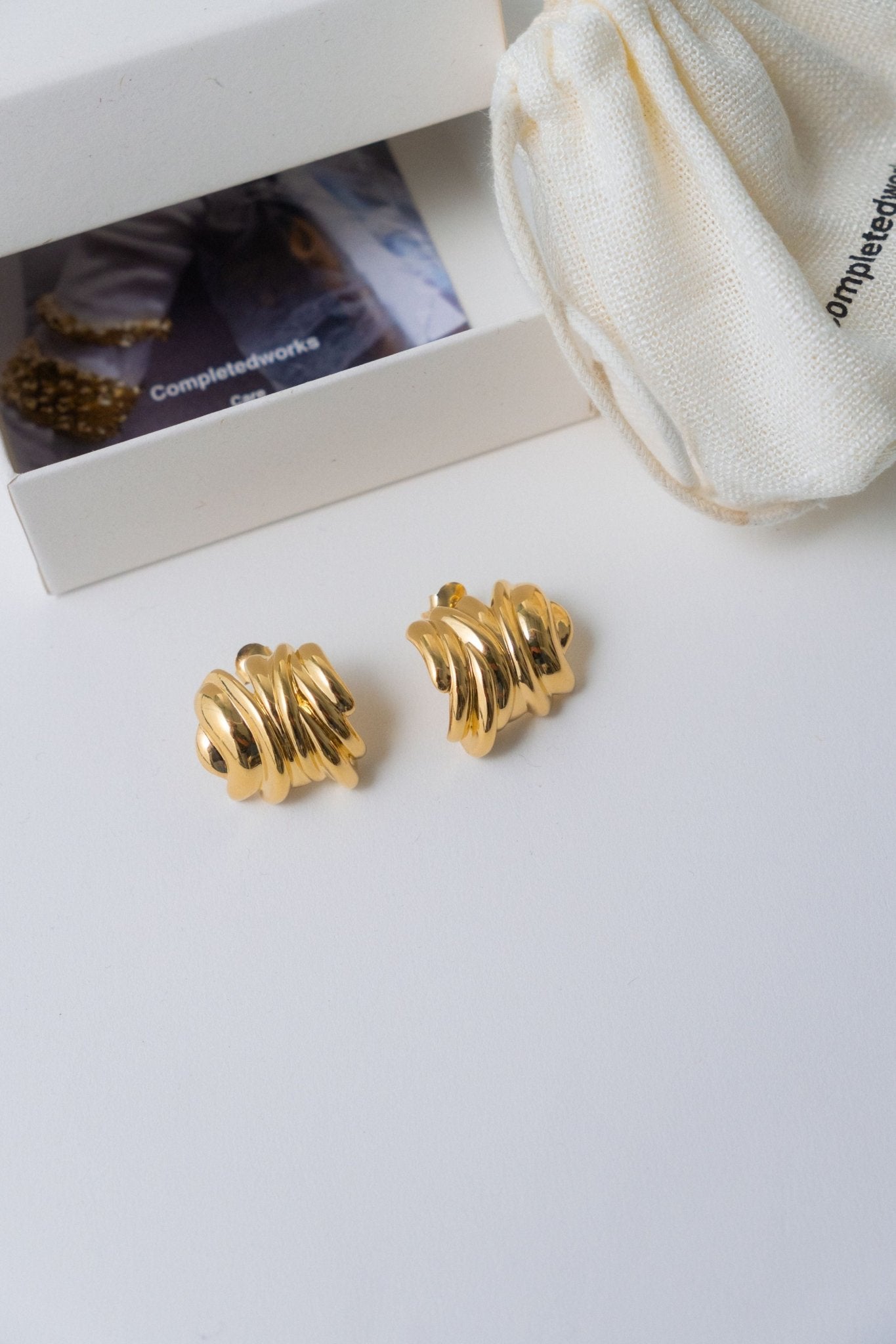 Bessette - Completed Works Gold Wing Earrings