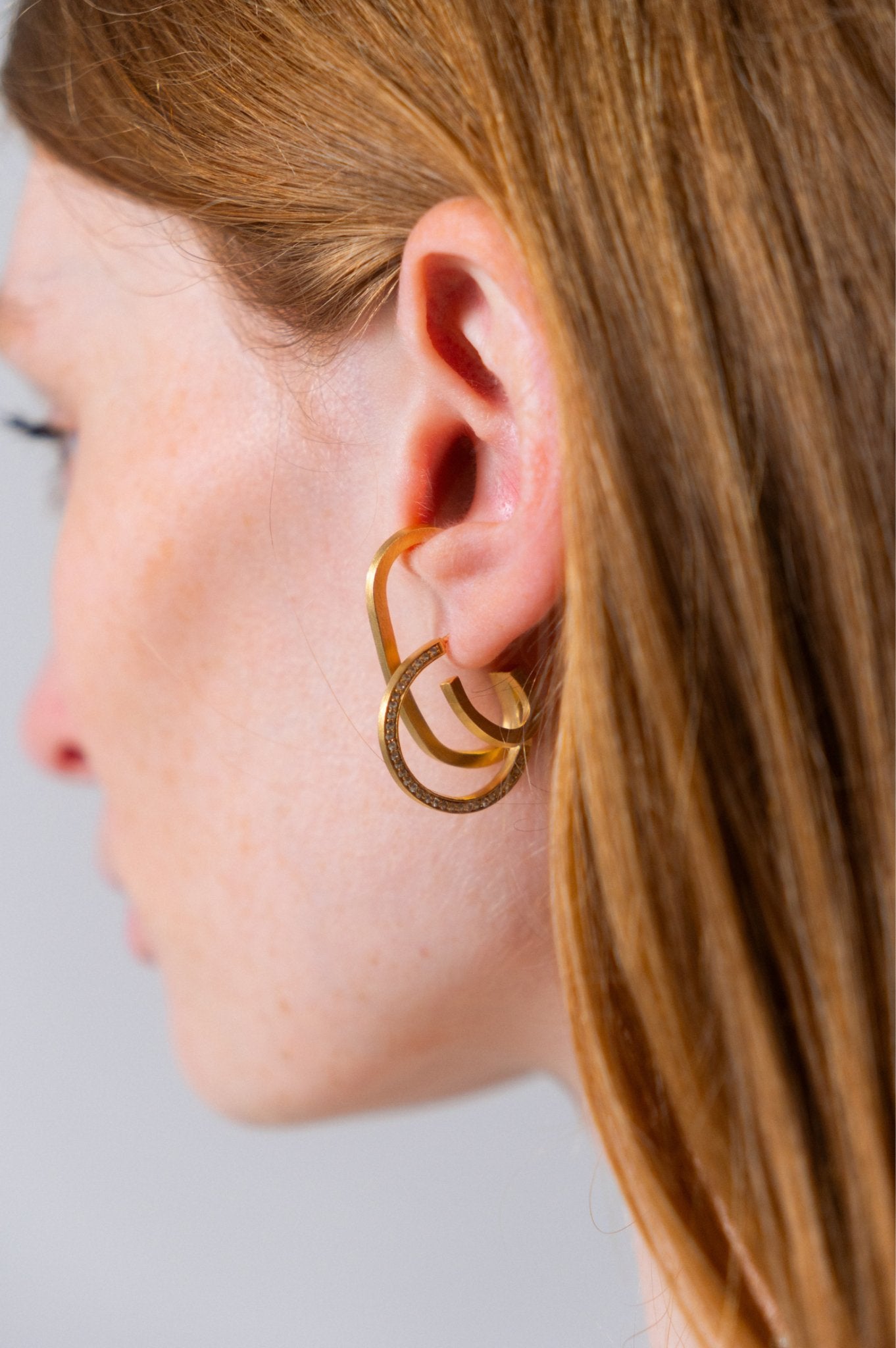 Bessette - Completed Works Marsh Earrings in Gold