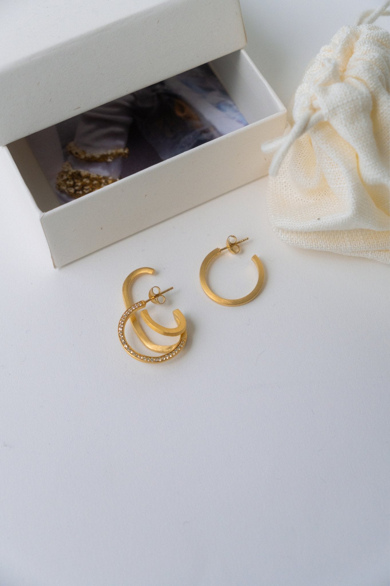 Bessette - Completed Works Marsh Earrings in Gold