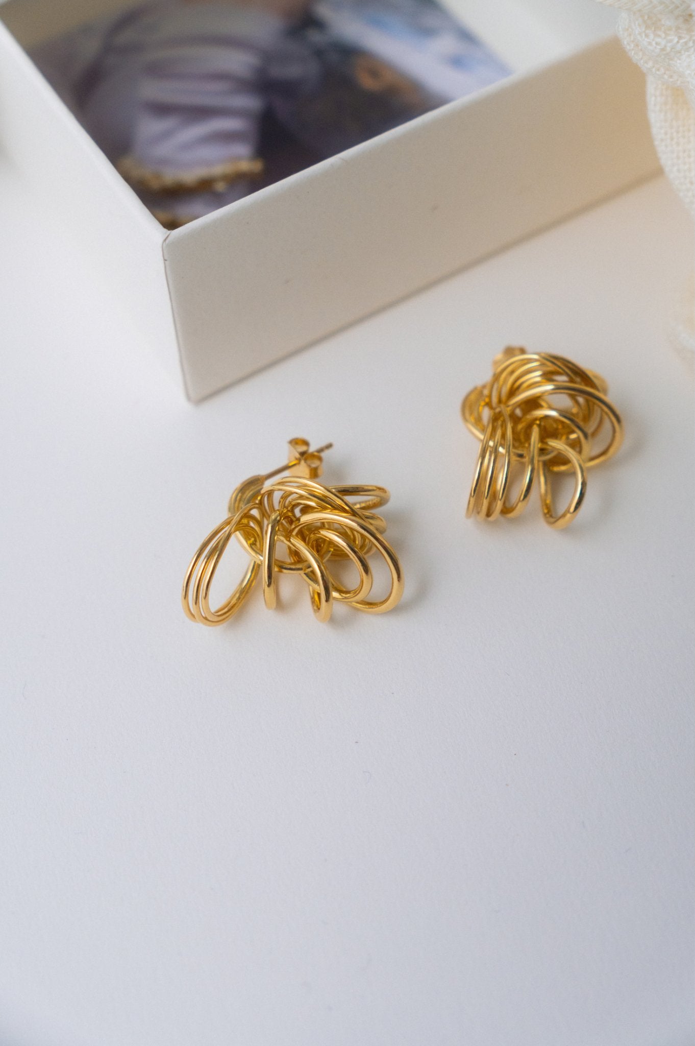 Bessette - Completed Works Multi Hoop Earrings Gold