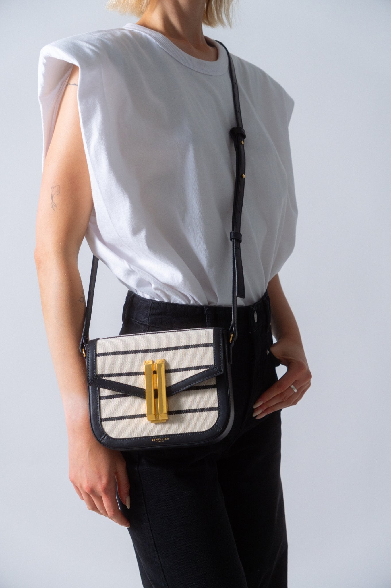 Bessette - DeMellier London 'Vancouver Small Breton Strap Bag'