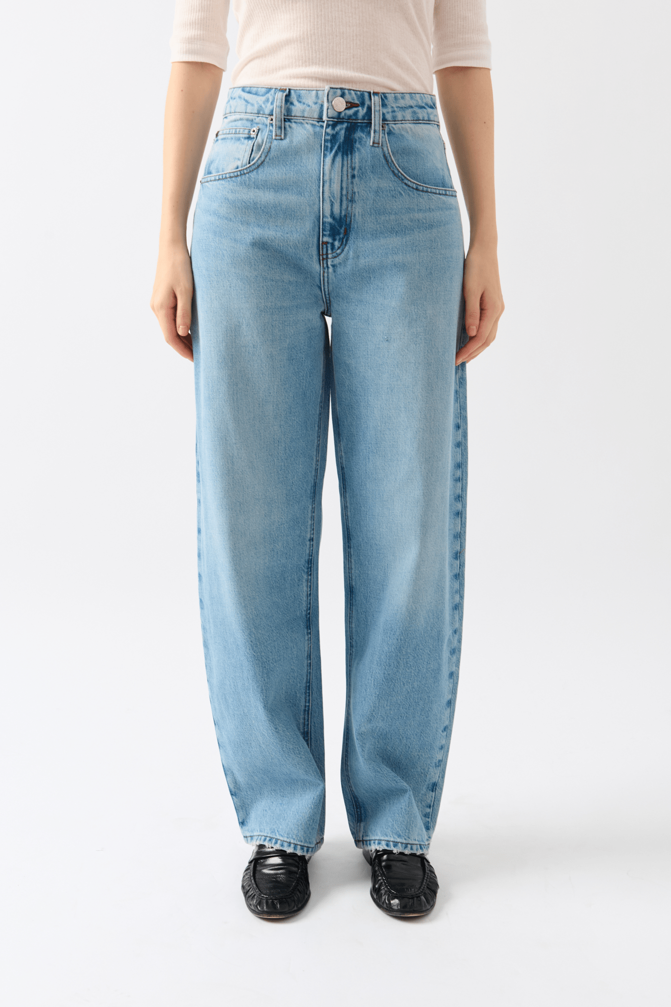 Frame - Frame Long Barrel Leg Denim