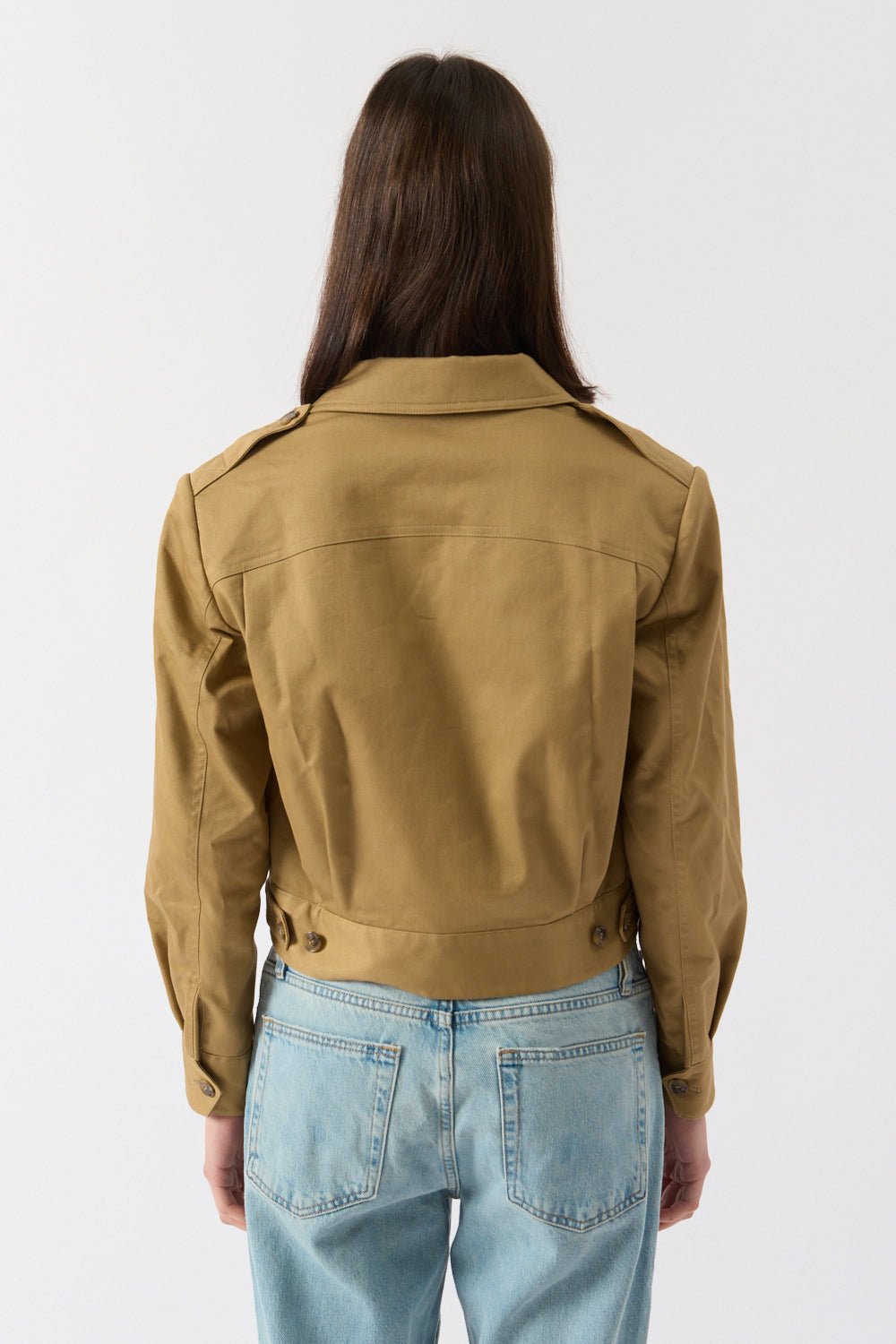 Frame - Frame Utility Cropped Jacket (Medium)