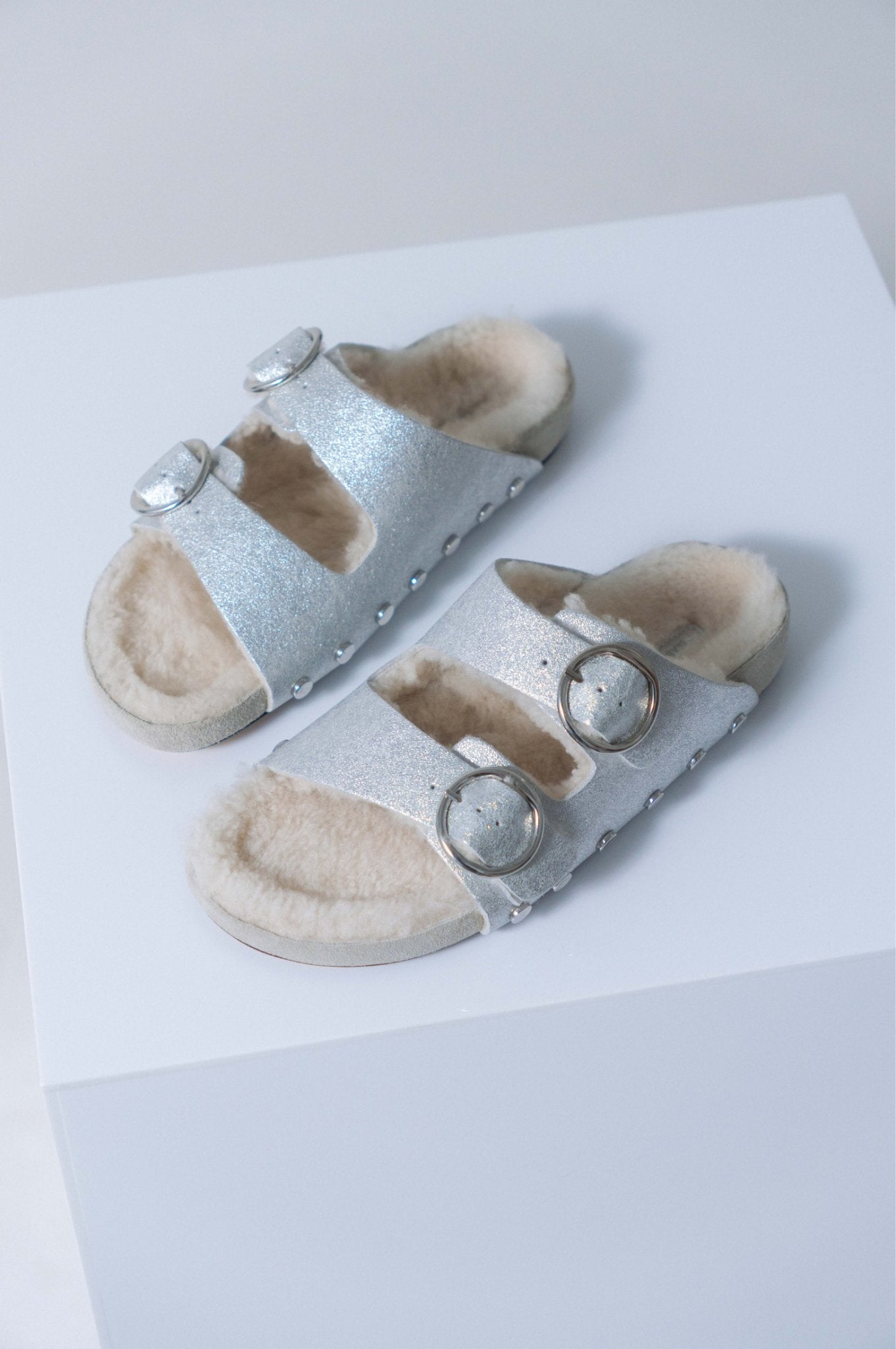 Bessette - Isabel Marant Lennyo Shearling Sandal (36 EU)