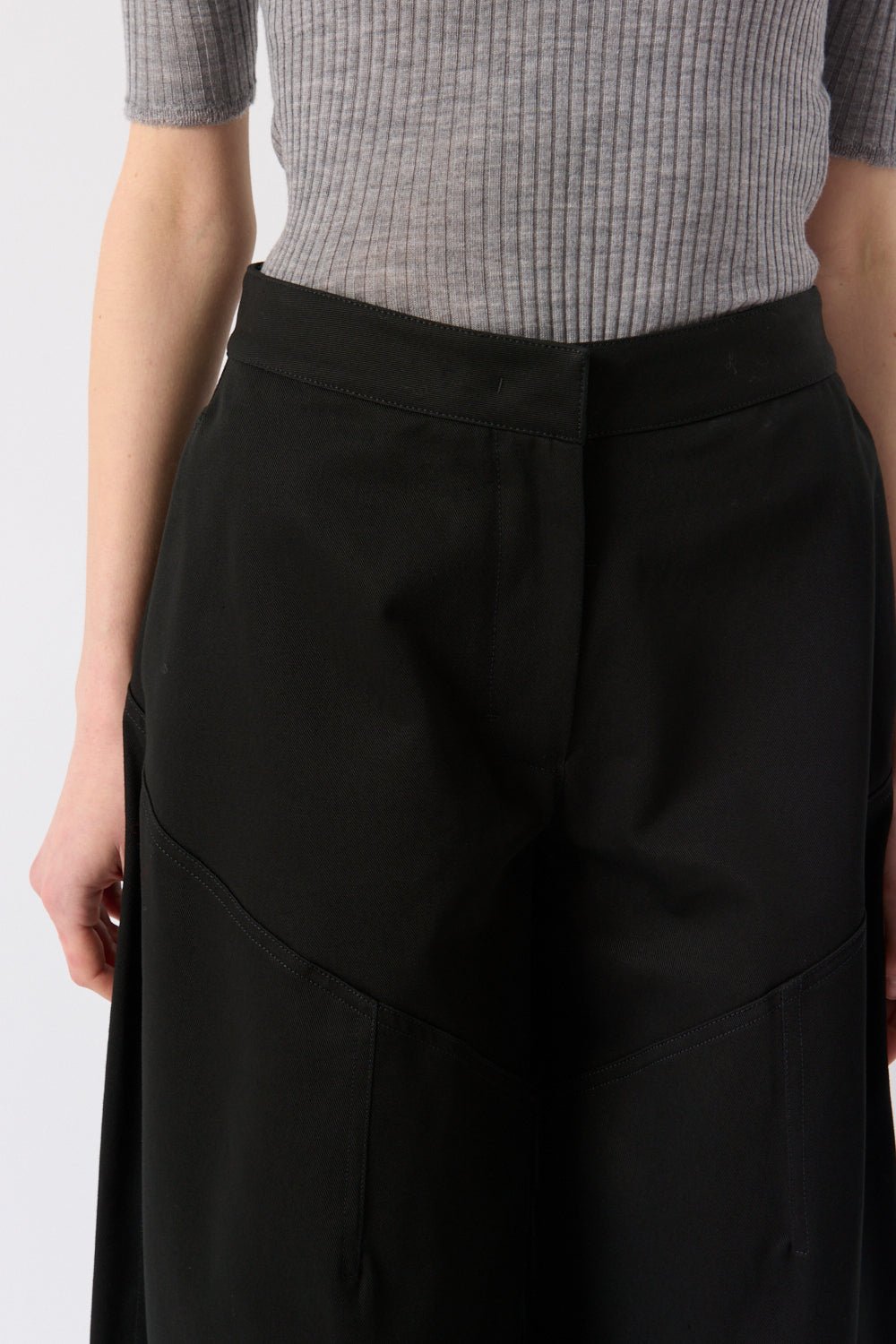 Jil Sander - Jil Sander Cotton Wide Leg Pants (36 FR)