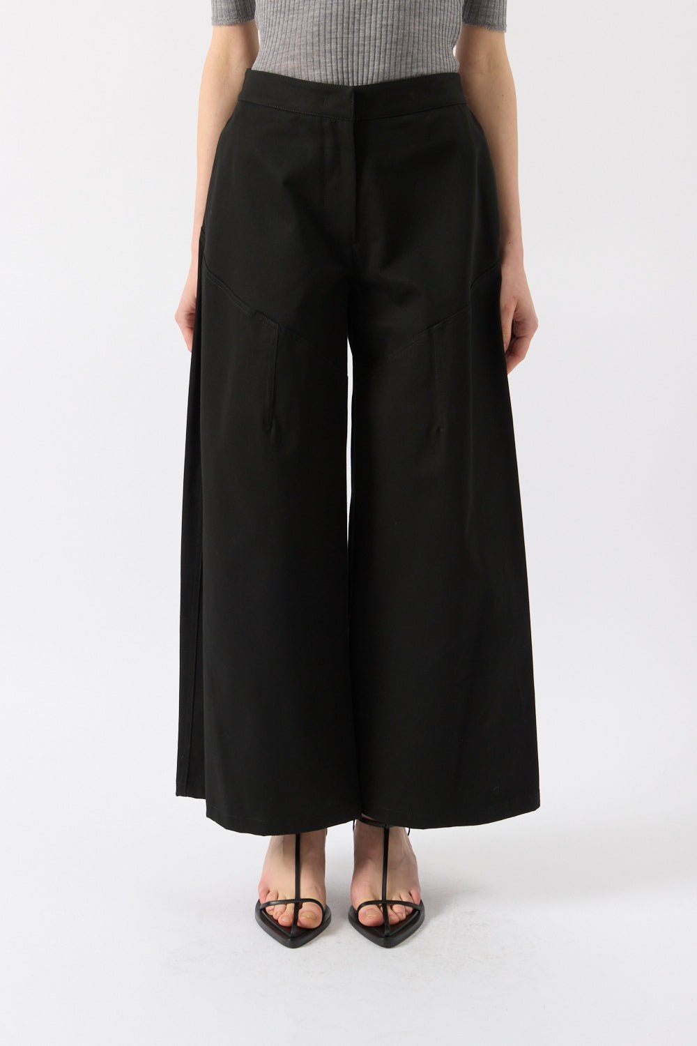 Jil Sander - Jil Sander Cotton Wide Leg Pants (36 FR)