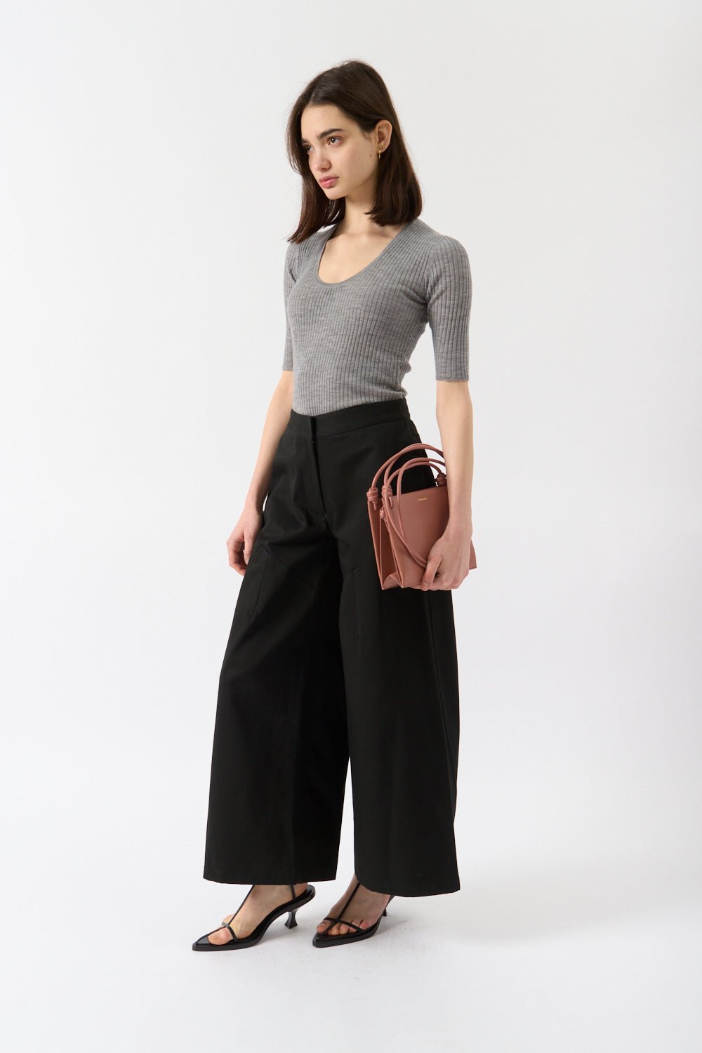 Jil Sander - Jil Sander Cotton Wide Leg Pants (36 FR)