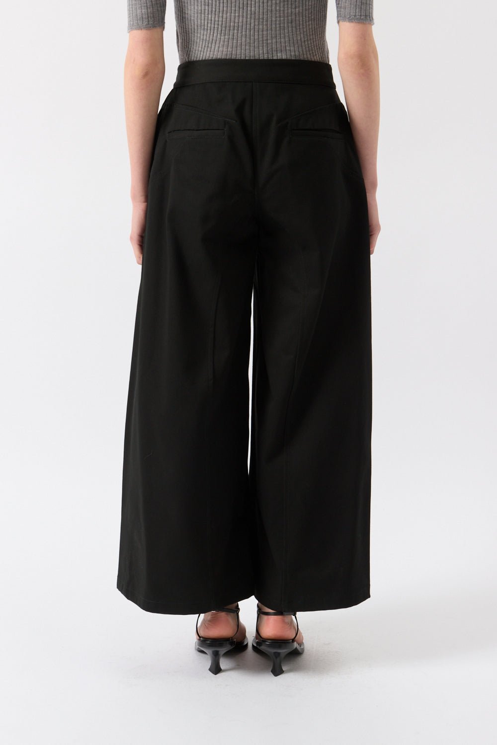 Jil Sander - Jil Sander Cotton Wide Leg Pants (36 FR)