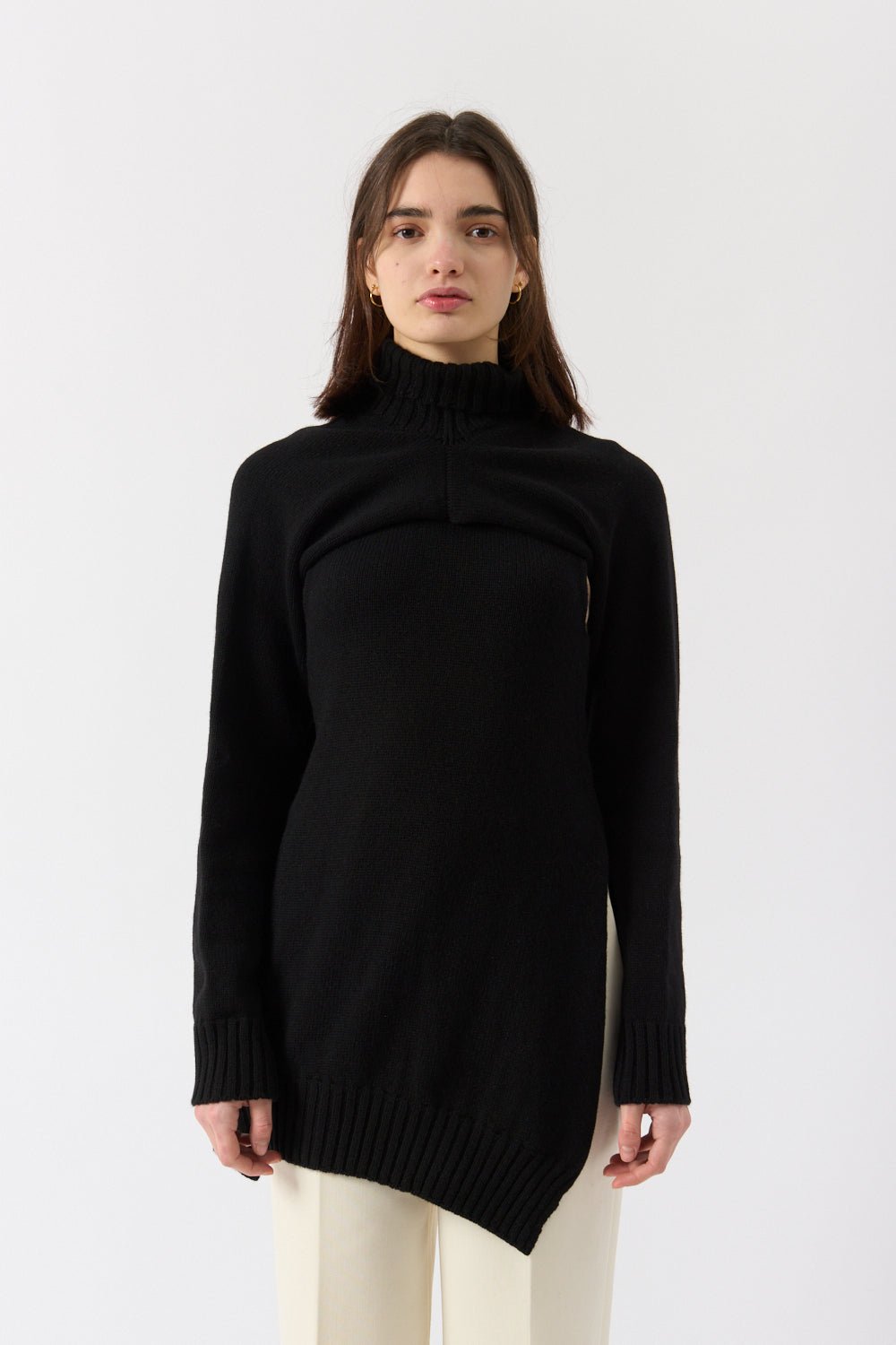 Jil Sander - Jil Sander Detachable Cape Sweater (36 FR & 38 FR)