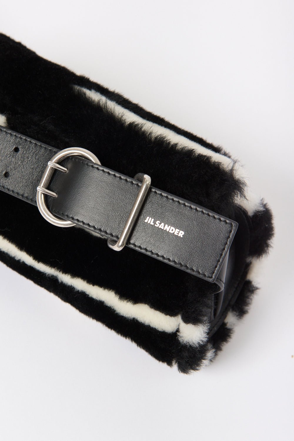 Jil Sander - Jil Sander Faux Fur Small Cannolo Bag