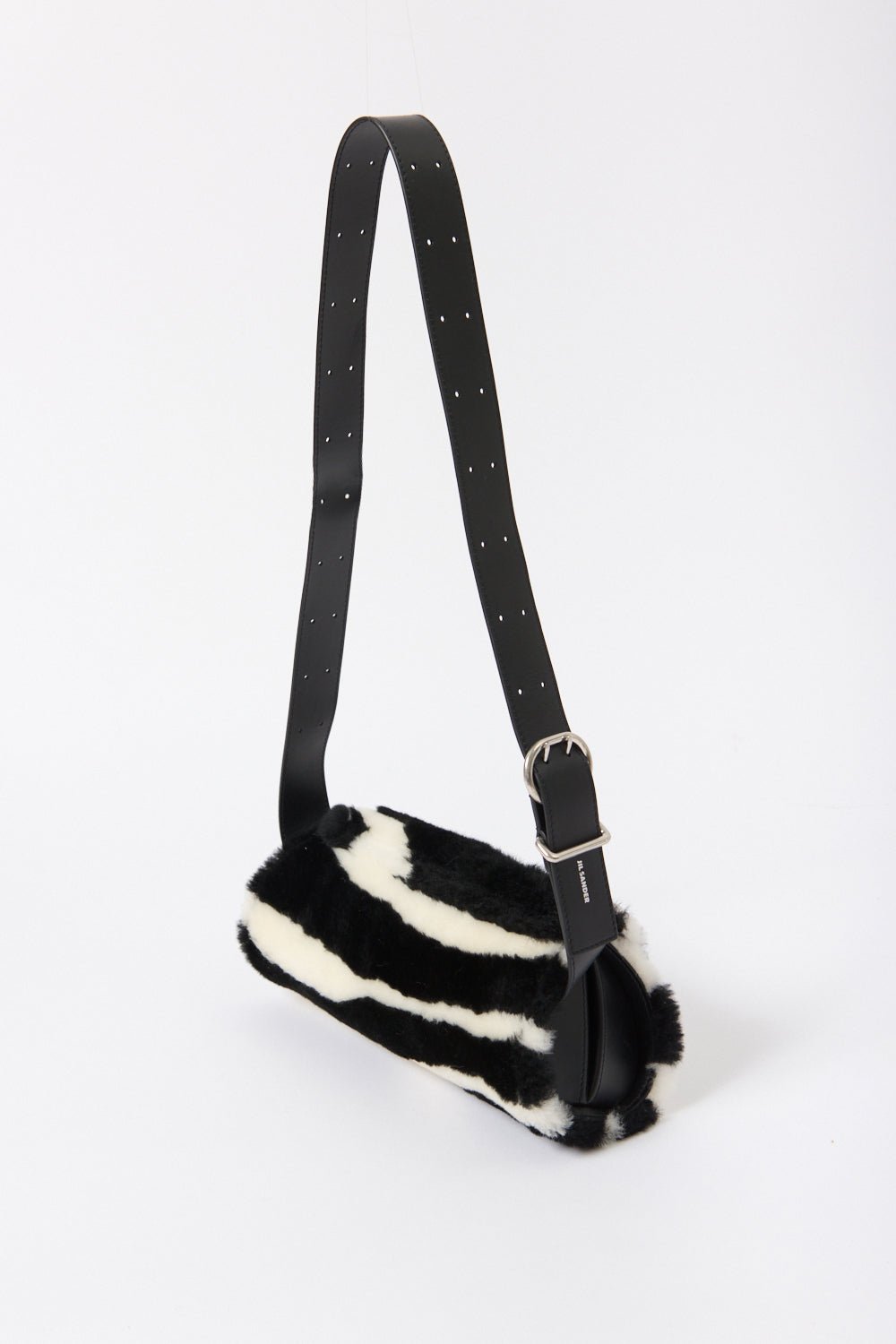 Jil Sander - Jil Sander Faux Fur Small Cannolo Bag