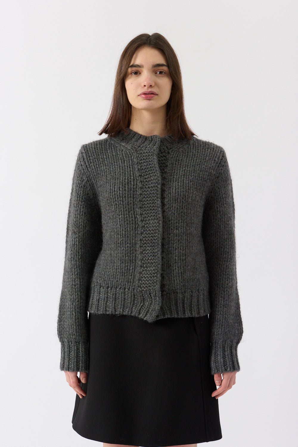 Jil Sander - Jil Sander Grey Wool Cardigan (36 FR & 38 FR)