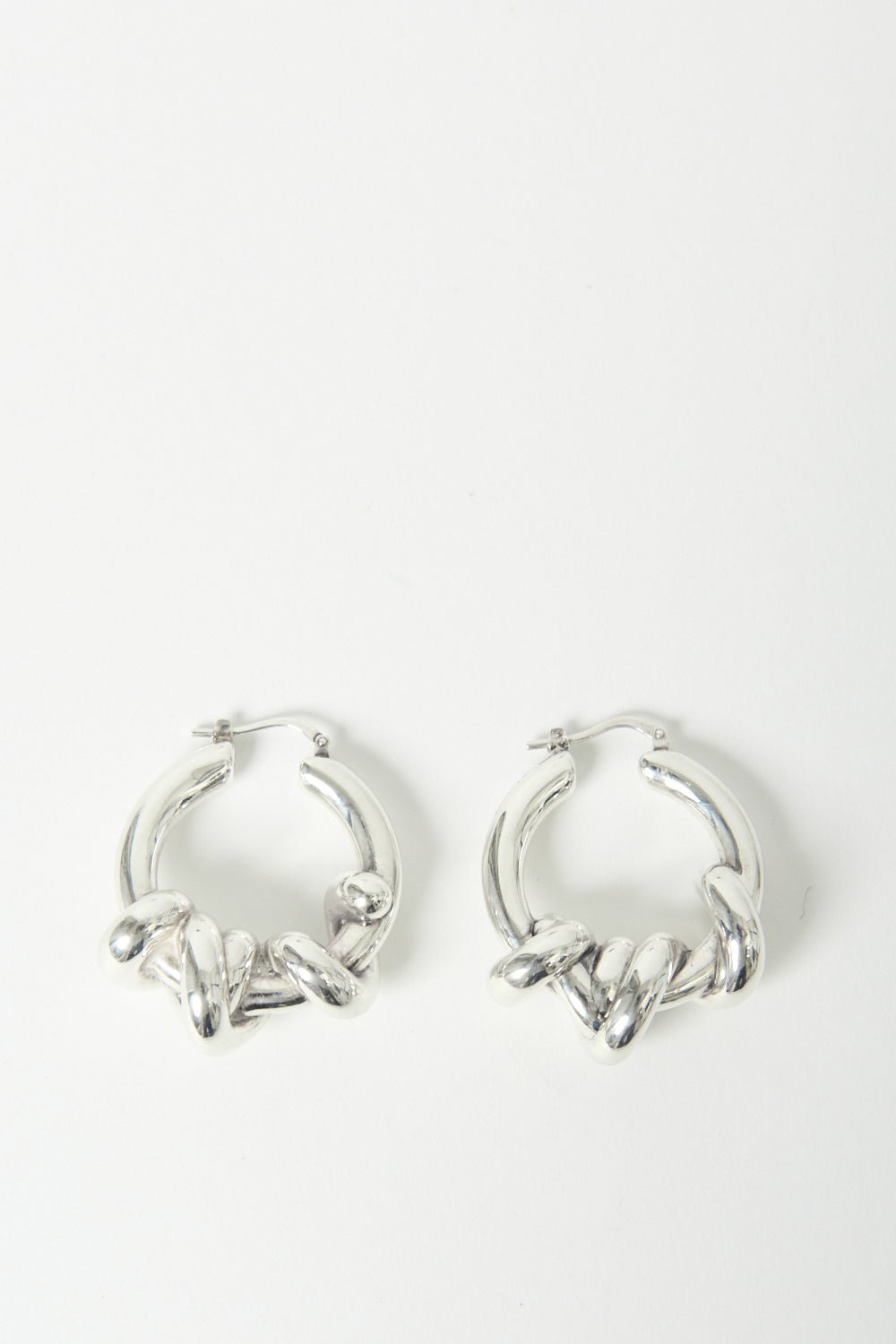 Jil Sander - Jil Sander Knot - Detail Hoop Earrings