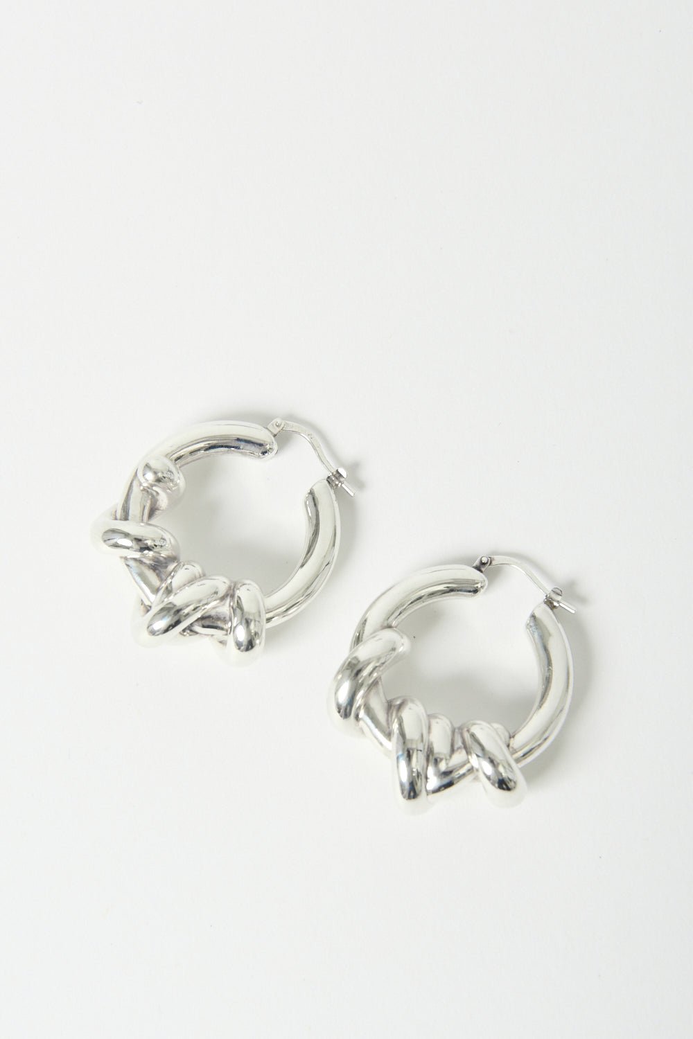 Jil Sander - Jil Sander Knot - Detail Hoop Earrings