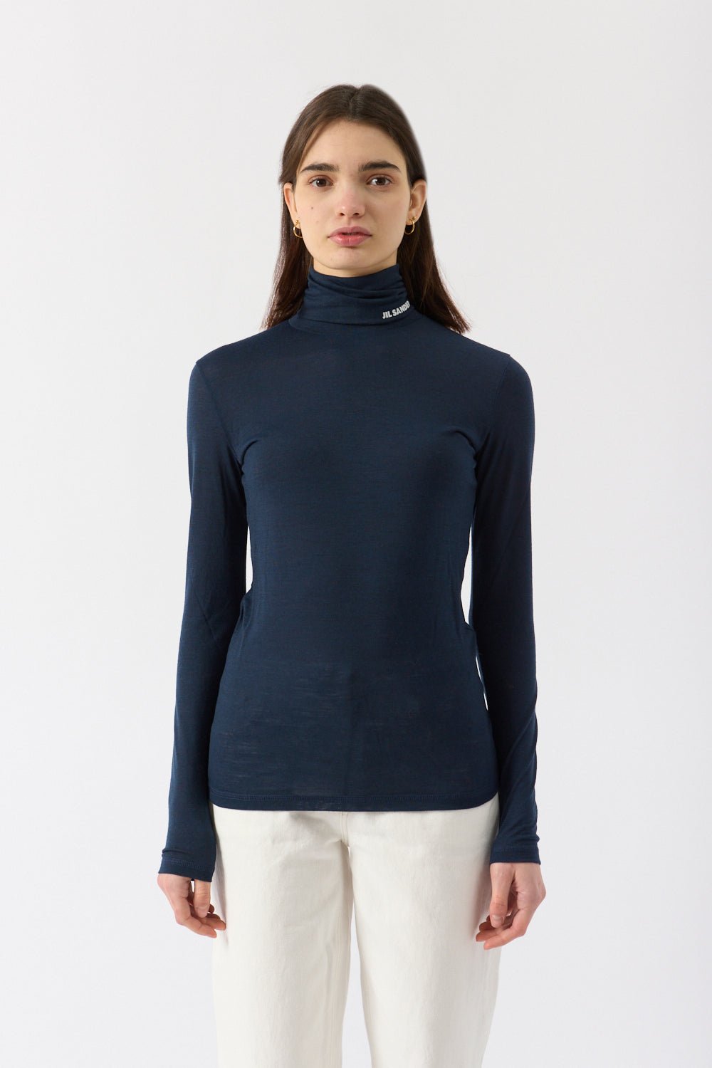 Jil Sander - Jil Sander+ Logo Turtleneck Sweater (Small, Medium)