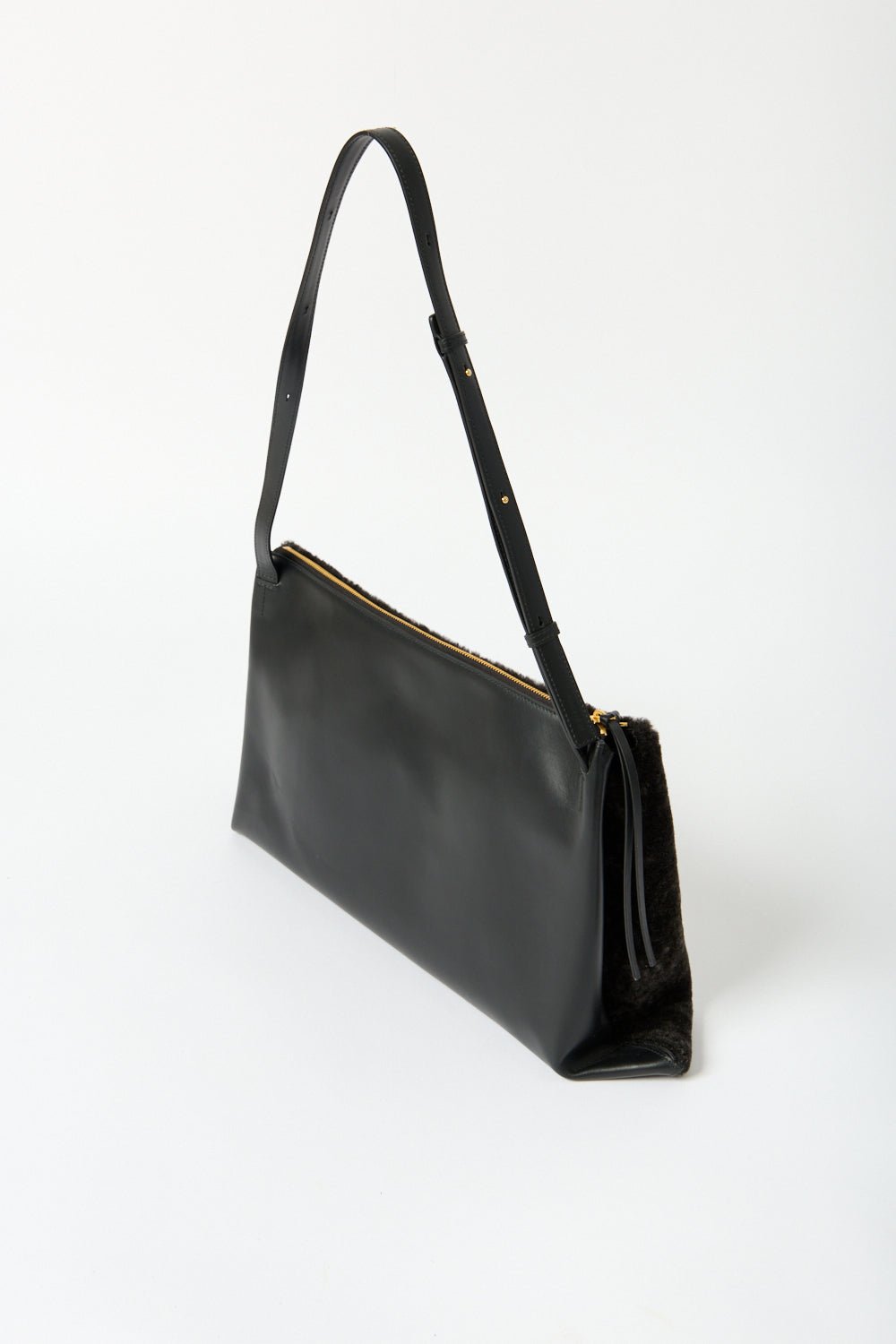 Jil Sander - Jil Sander Medium Shearling Empire Bag