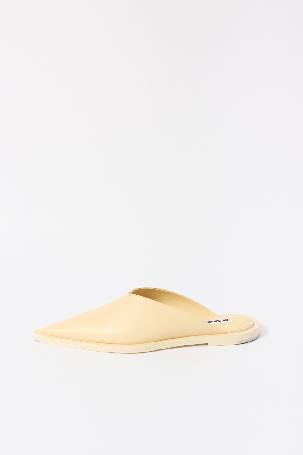 Jil Sander - Jil Sander Pointed Flat Leather Mule (40 EU)