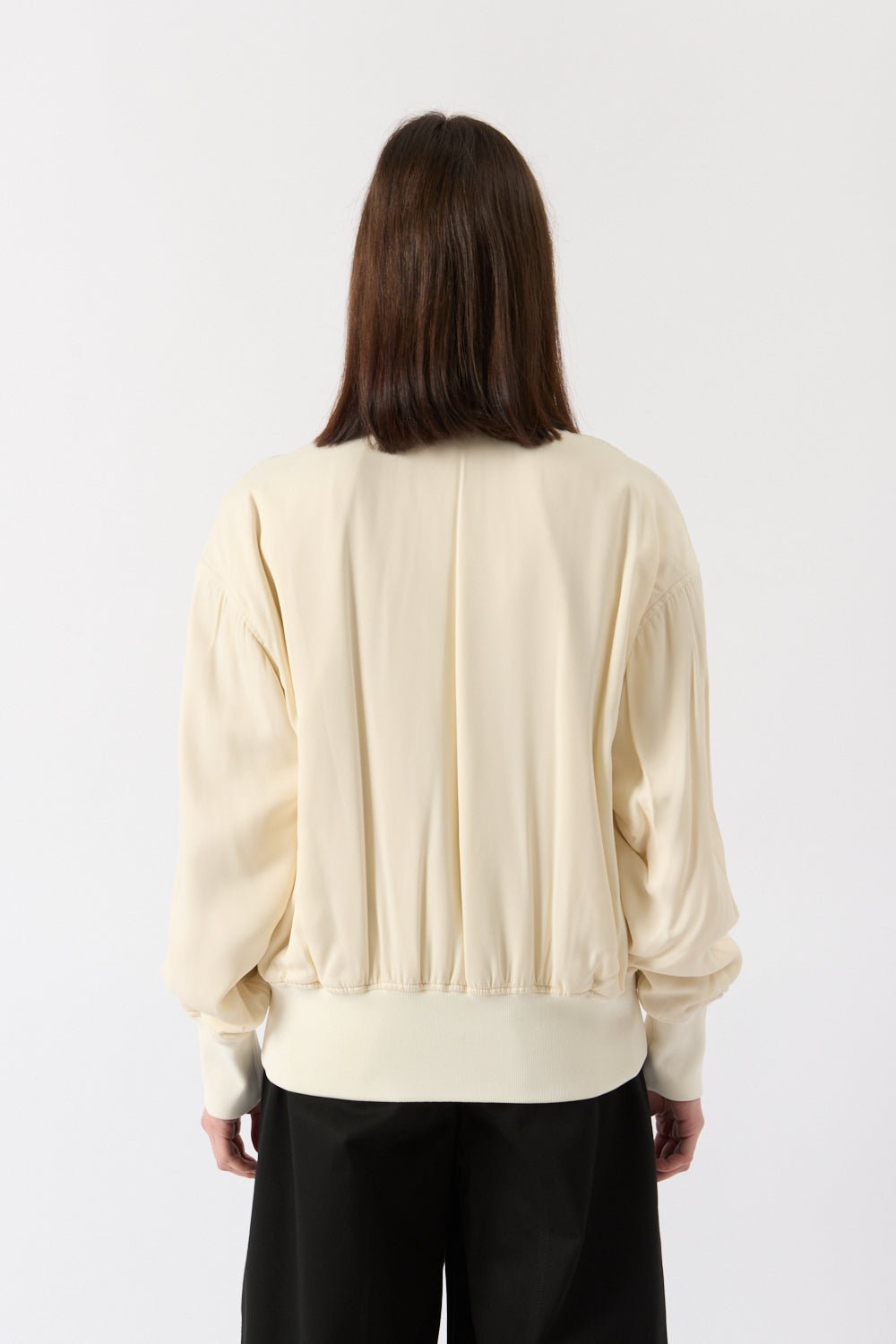 Jil Sander - Jil Sander Silk Bomber Jacket (36 FR & 38 FR)