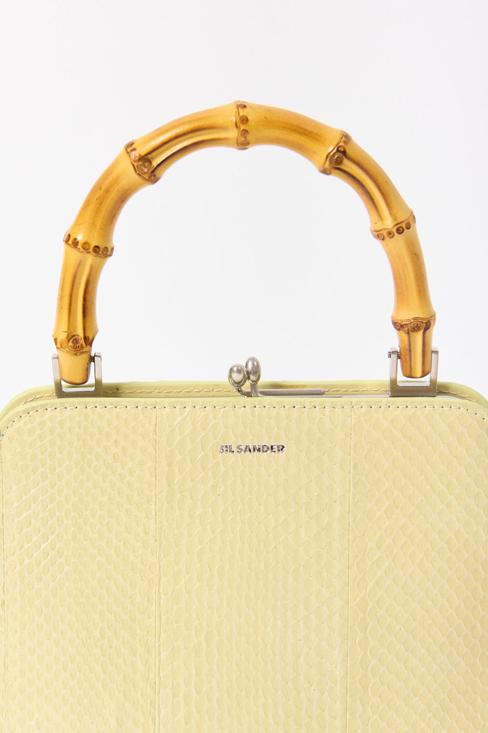 Jil Sander - Jil Sander Small Goji Bag Tea Green Snakeskin