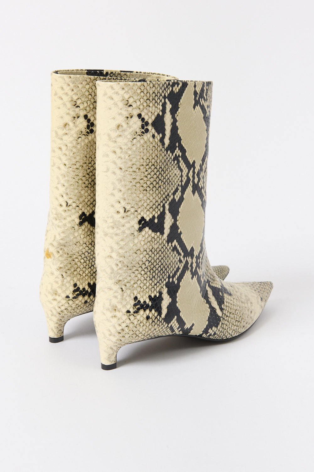 Jil Sander - Jil Sander Snake - Effect Leather Boots (36 EU, 37 EU & 38 EU)