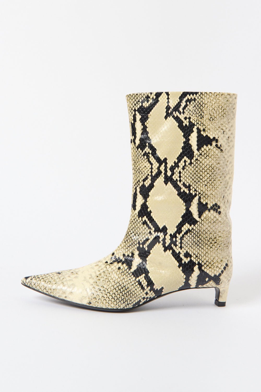 Jil Sander - Jil Sander Snake - Effect Leather Boots (36 EU, 37 EU & 38 EU)