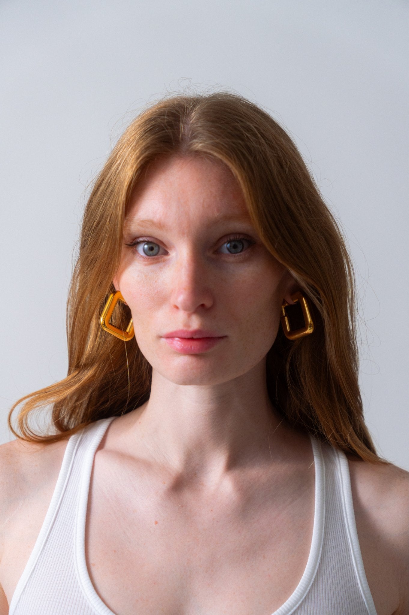 Bessette - Jil Sander Square Hoop Earrings