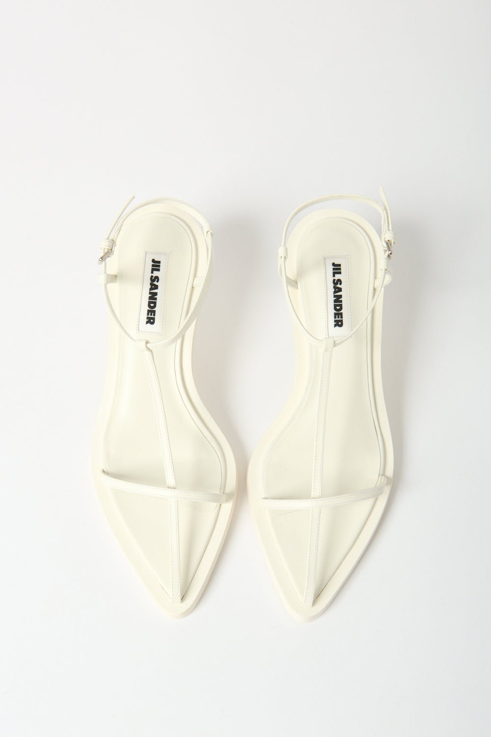 Jil Sander - Jil Sander White Strappy Sandal (38.5 EU)