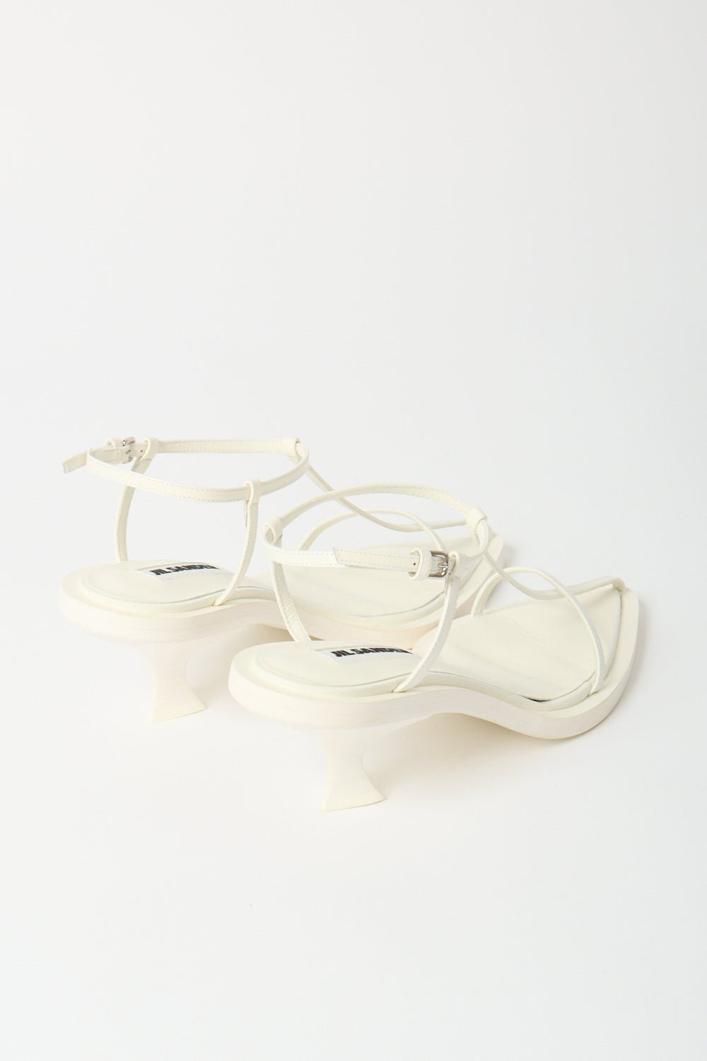 Jil Sander - Jil Sander White Strappy Sandal (38.5 EU)