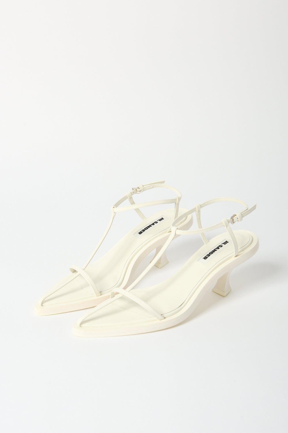 Jil Sander - Jil Sander White Strappy Sandal (38.5 EU)